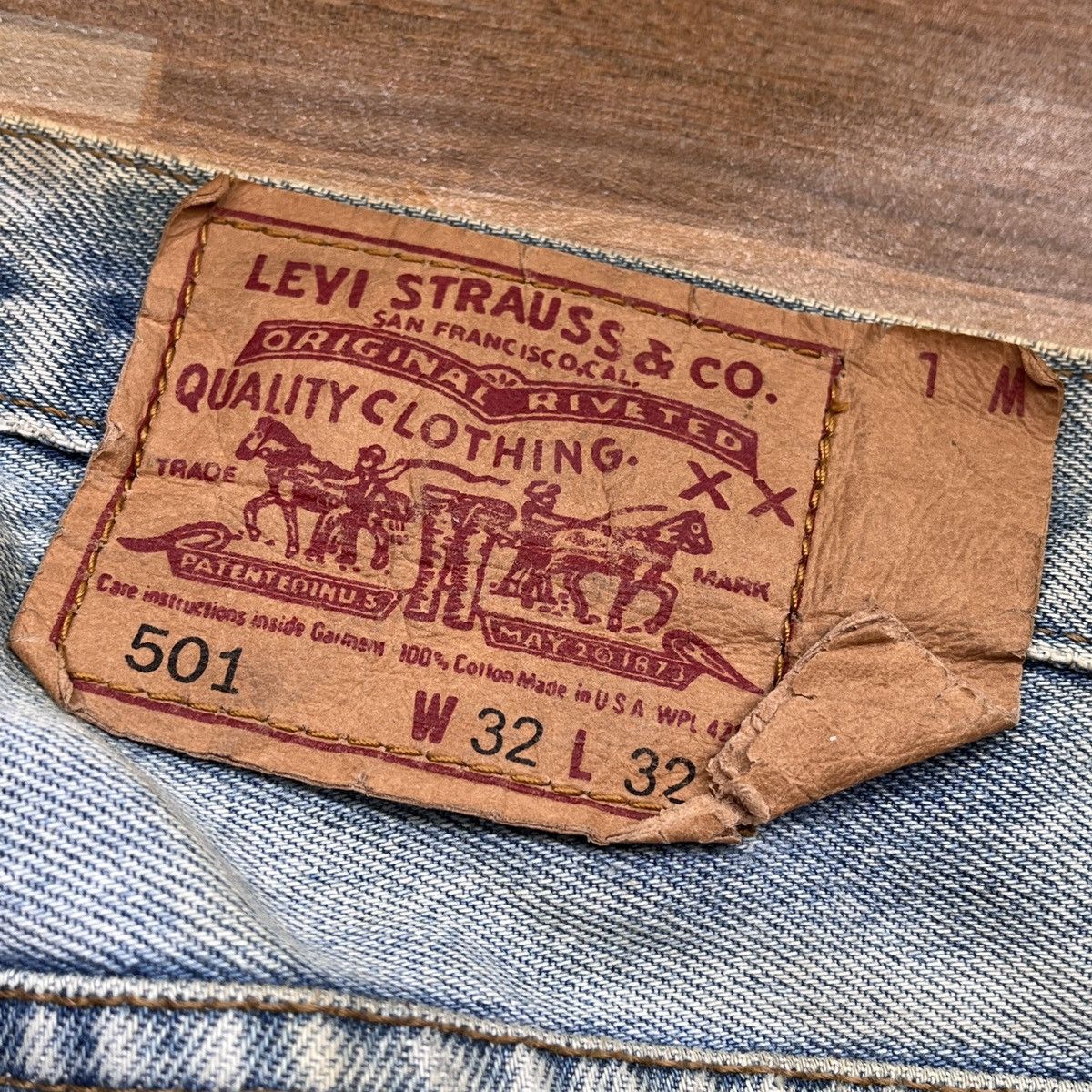 Levi's Vintage Clothing Ripped Levis 501 Vintage 1993 Straight Cut Made In USA Size US 32 / EU 48 - 19 Thumbnail