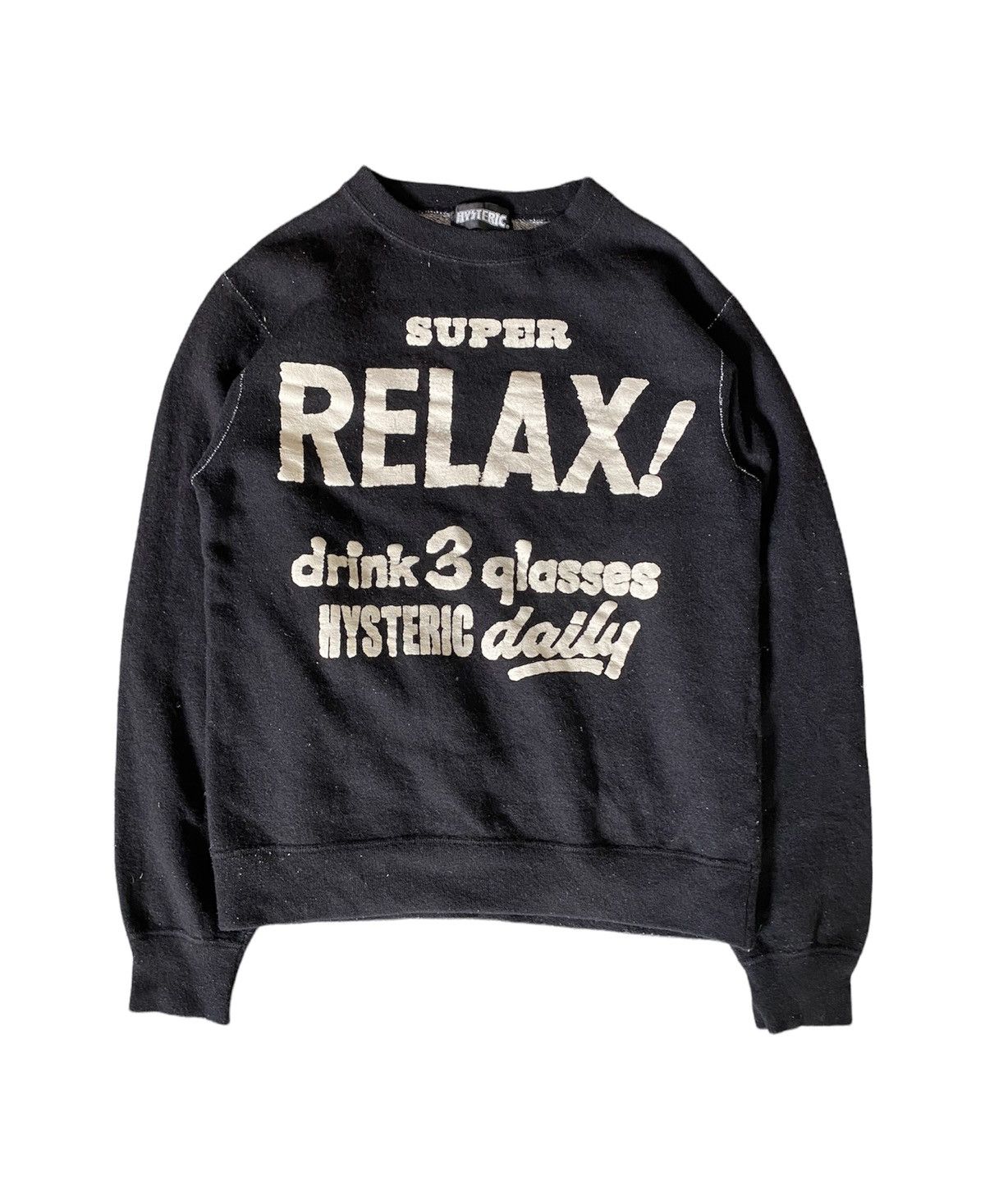 Hysteric Glamour 90s HG drinkers wool sweatshirt Size US S / EU 44-46 / 1 - 1 Thumbnail