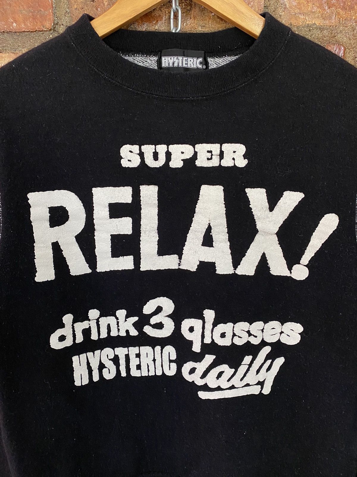 Hysteric Glamour 90s HG drinkers wool sweatshirt Size US S / EU 44-46 / 1 - 3 Thumbnail