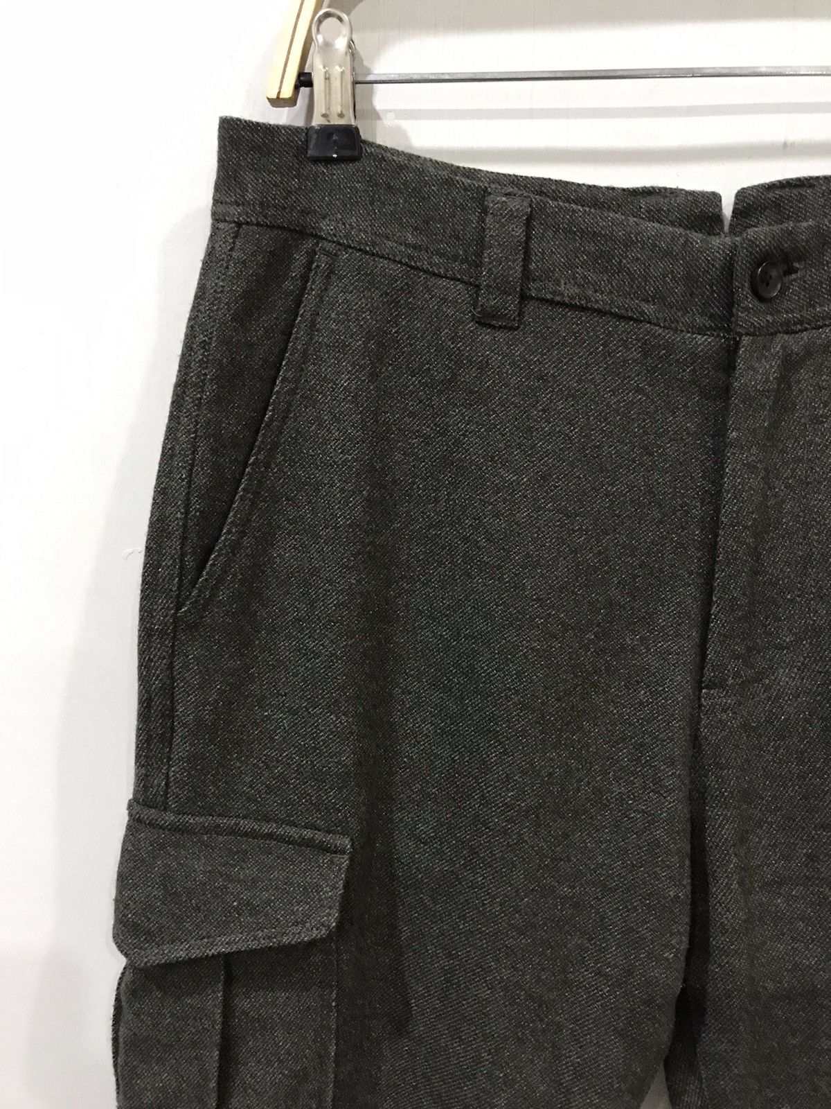 Edifice Japan × Japanese Brand EDIFICE JAPAN 417 Wool Cargo Pant Size US 32 / EU 48 - 3 Thumbnail