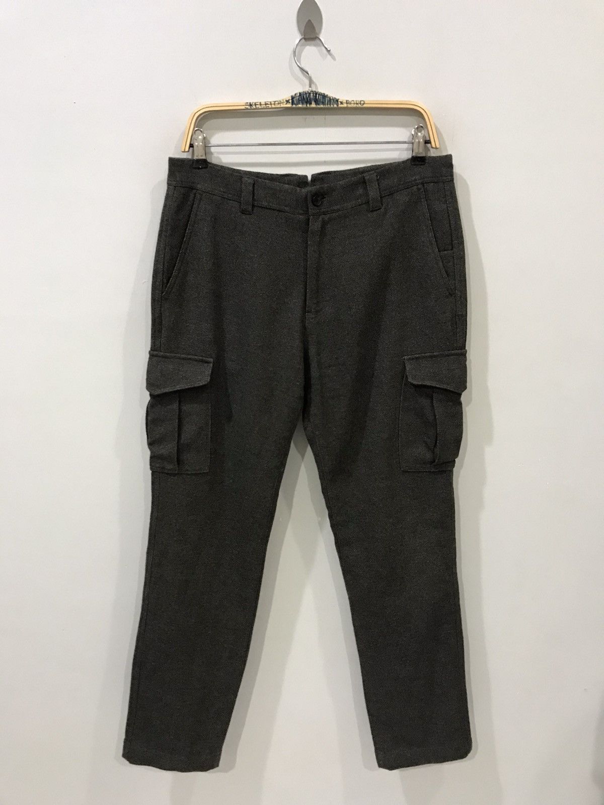 Edifice Japan × Japanese Brand EDIFICE JAPAN 417 Wool Cargo Pant Size US 32 / EU 48 - 1 Thumbnail