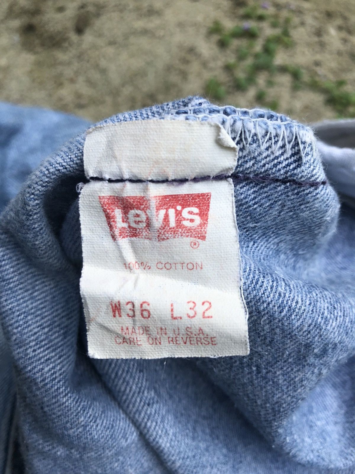 Beauty Beast × Levi's Vintage 80s / 90s Levis’s 501 ripped jeans Size US 35 - 11 Thumbnail