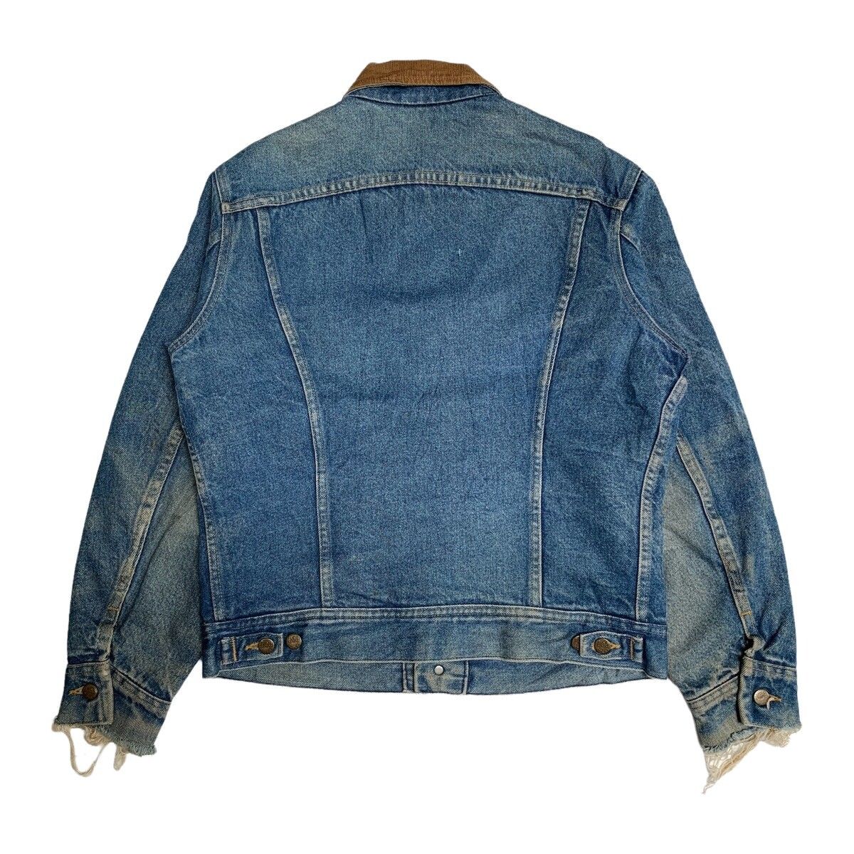 Vintage Vintage 90s lee blanket denim jacket thrashed | Grailed