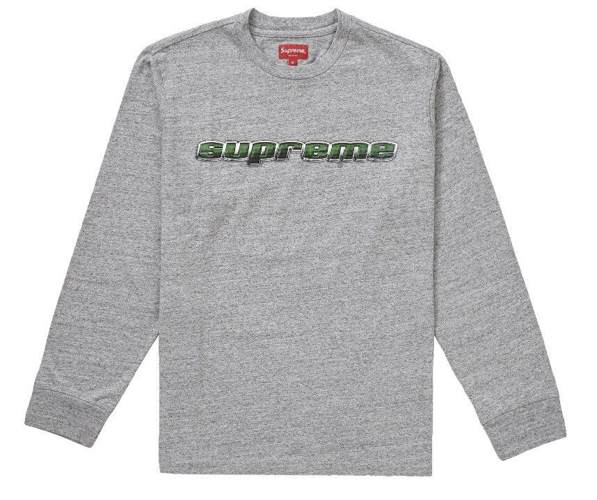 Supreme Supreme chrome logo L/S top FW19 Size US L / EU 52-54 / 3 - 1 Thumbnail