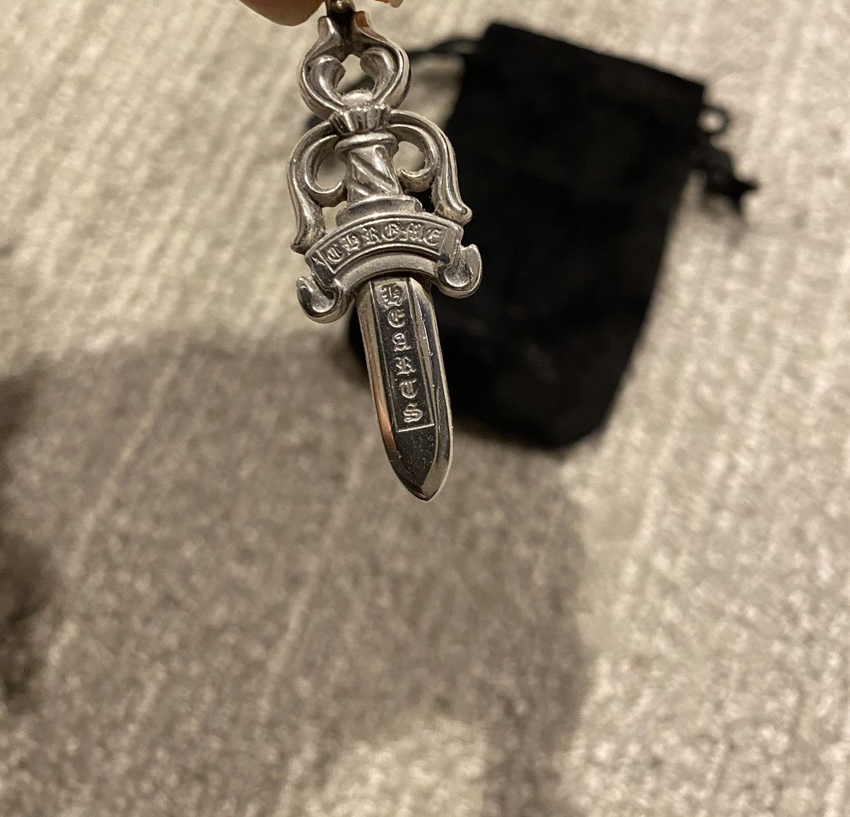 Chrome Hearts Chrome Hearts Double Sided Dagger Pendant