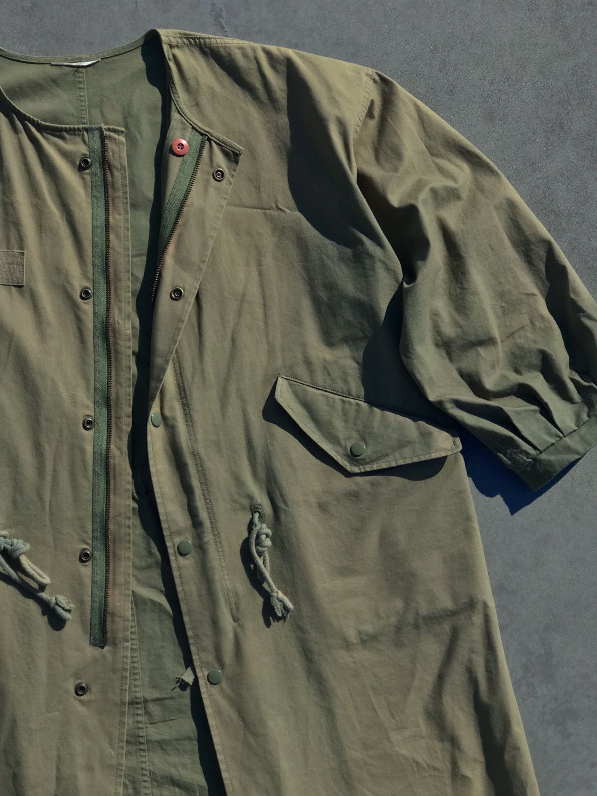 Stand Alone 80s Army Fishtail Military Parka seen on Kanye