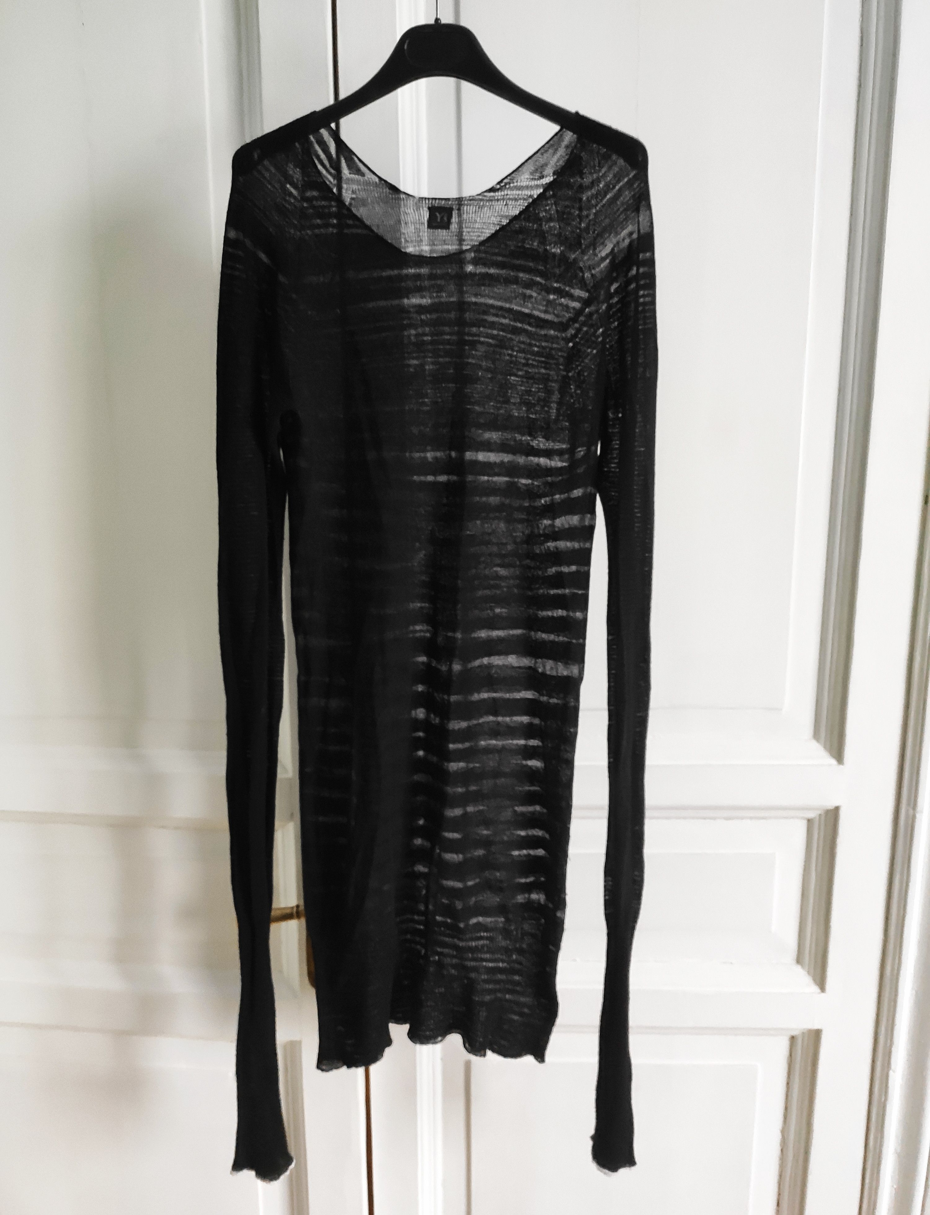 Yohji Yamamoto Transparent sweater.Like Uma Wang or Rick Owens Size L / US 10 / IT 46 - 2 Thumbnail