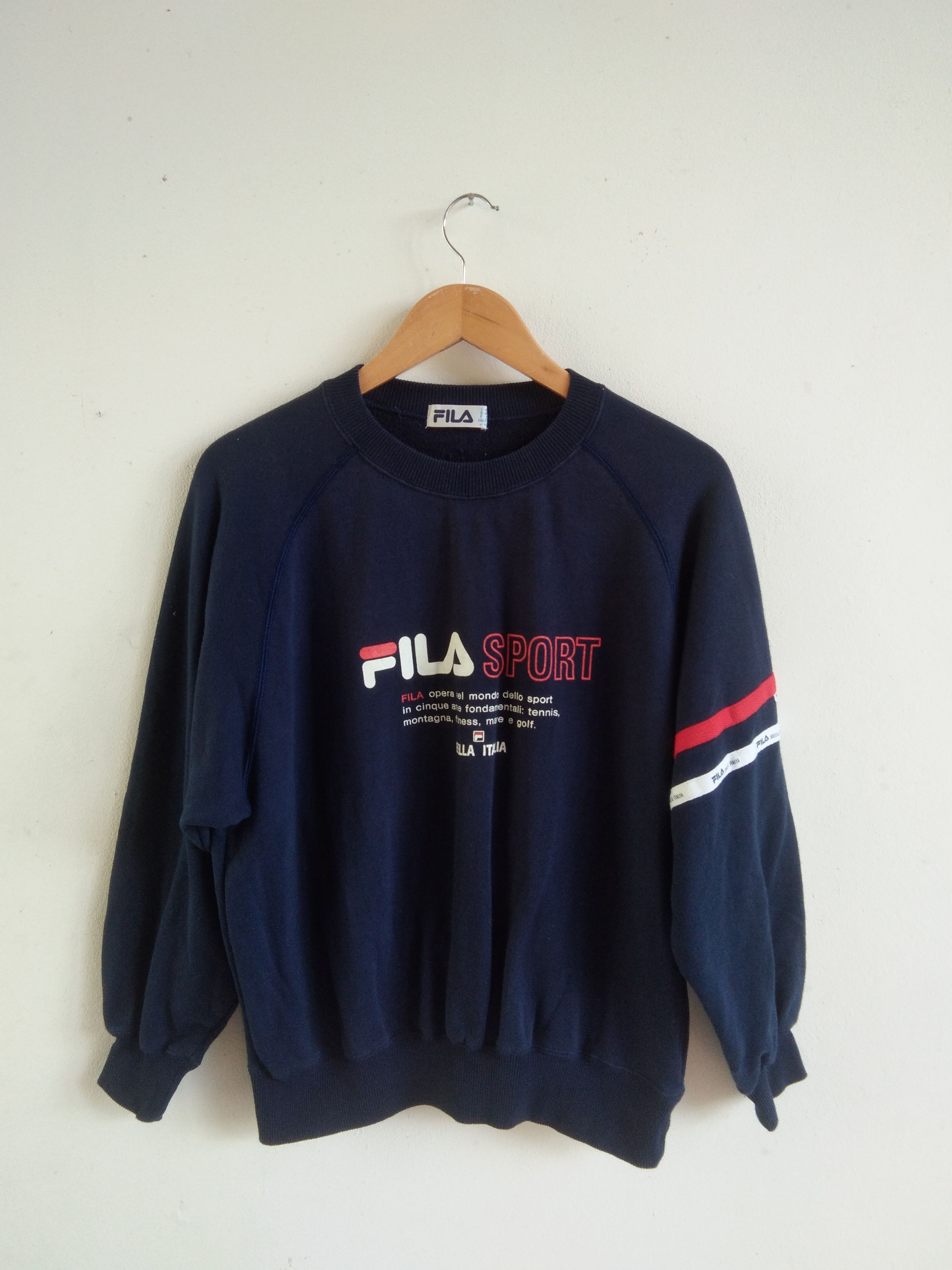 Vintage Fila Sport Big Logo Sweatshirt