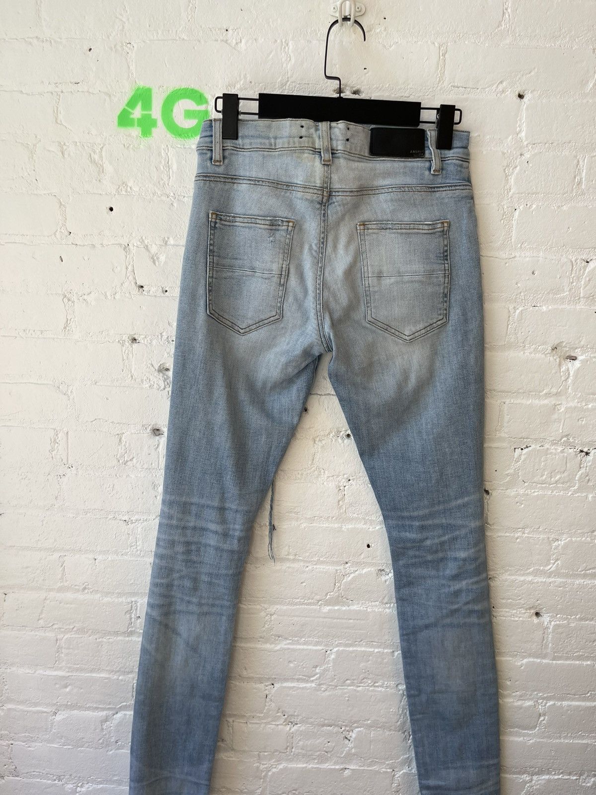 Amiri Light Blue Distressed Skinny jeans sz 29