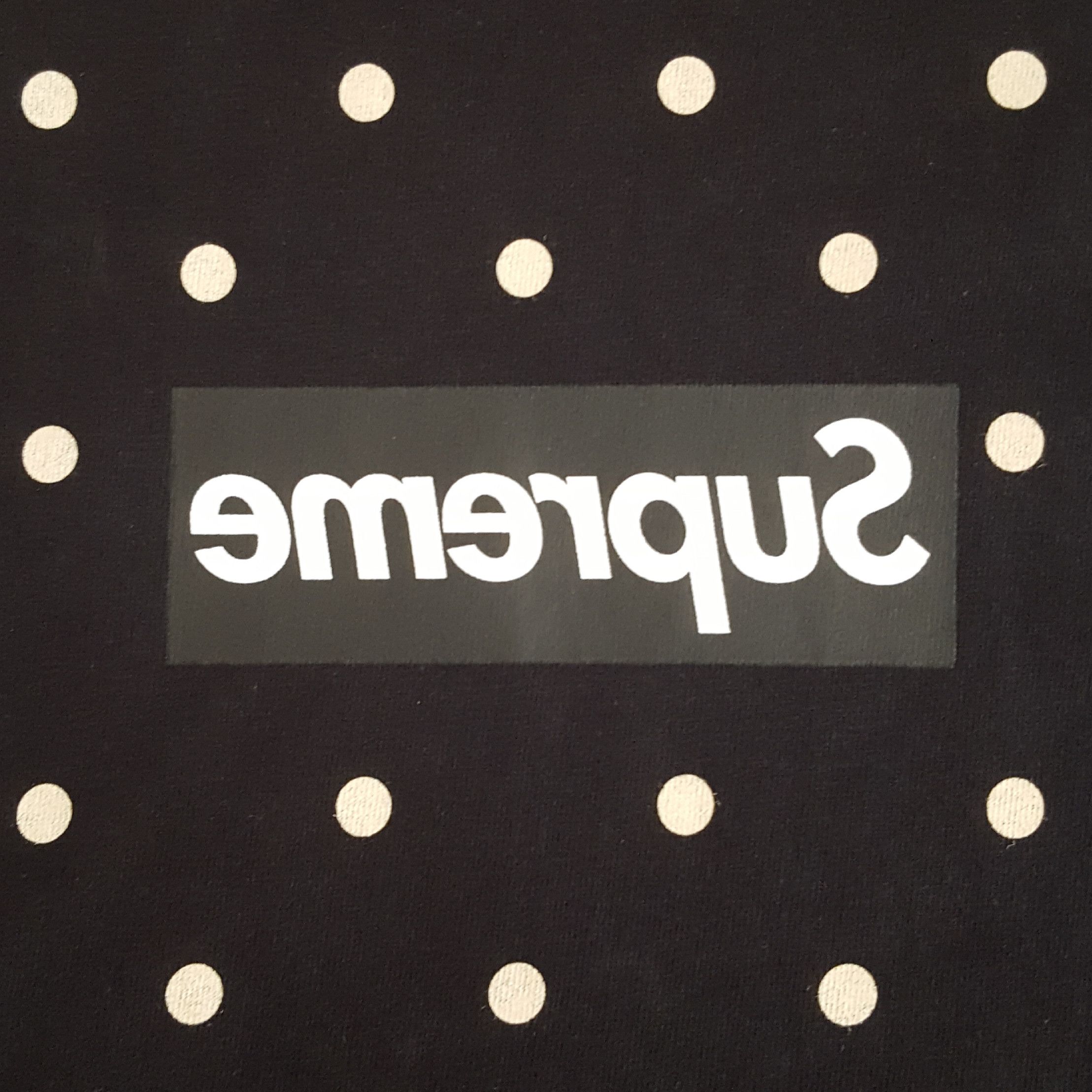 Comme des Garcons SS12 CDG Polka Dot Box Logo Tee Size US L / EU 52-54 / 3 - 2 Thumbnail