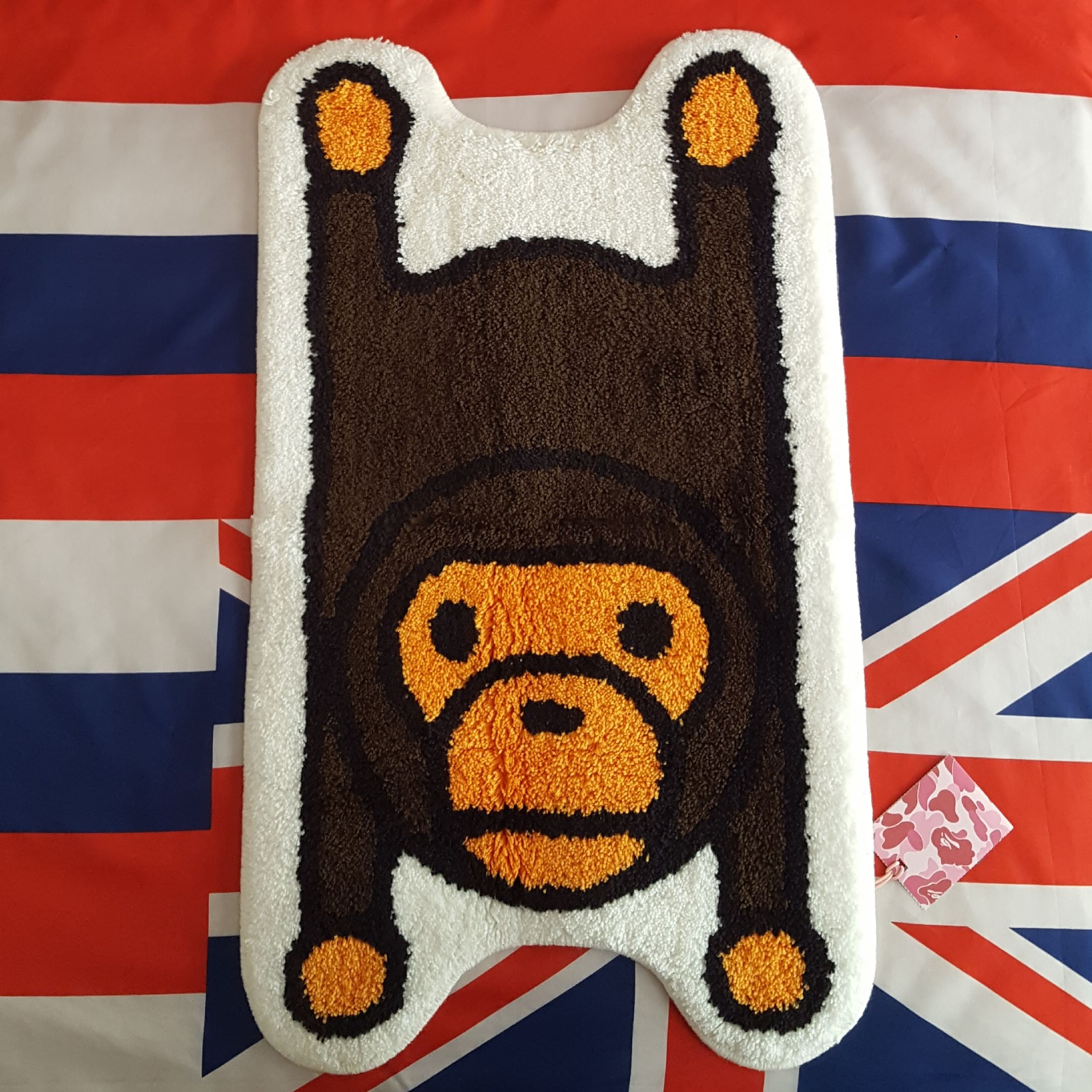 Pre-owned Bape Baby Milo Rug Mat In Multicolor