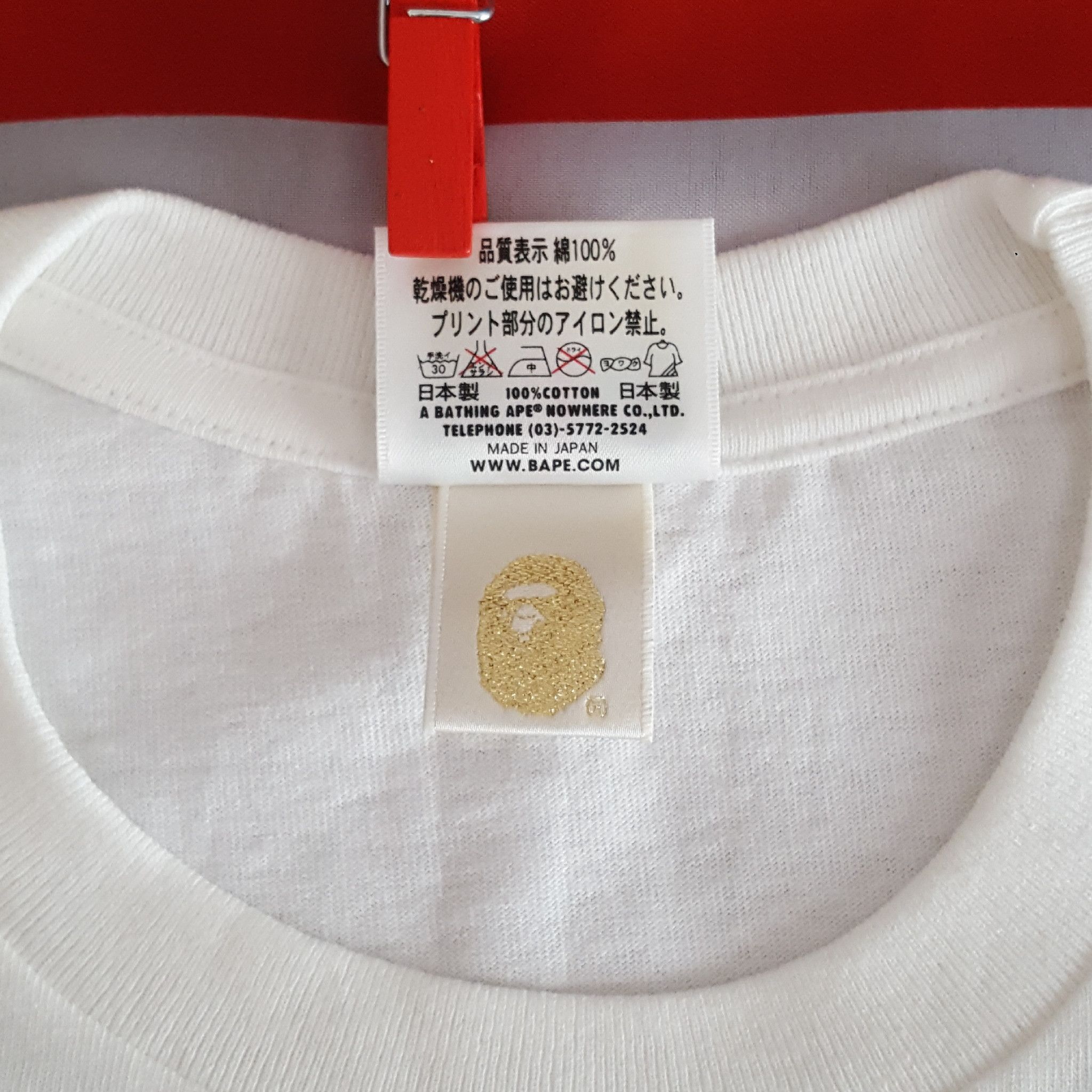Bape × The Rolling Stones The Rolling Stones Tee Size US M / EU 48-50 / 2 - 6 Thumbnail