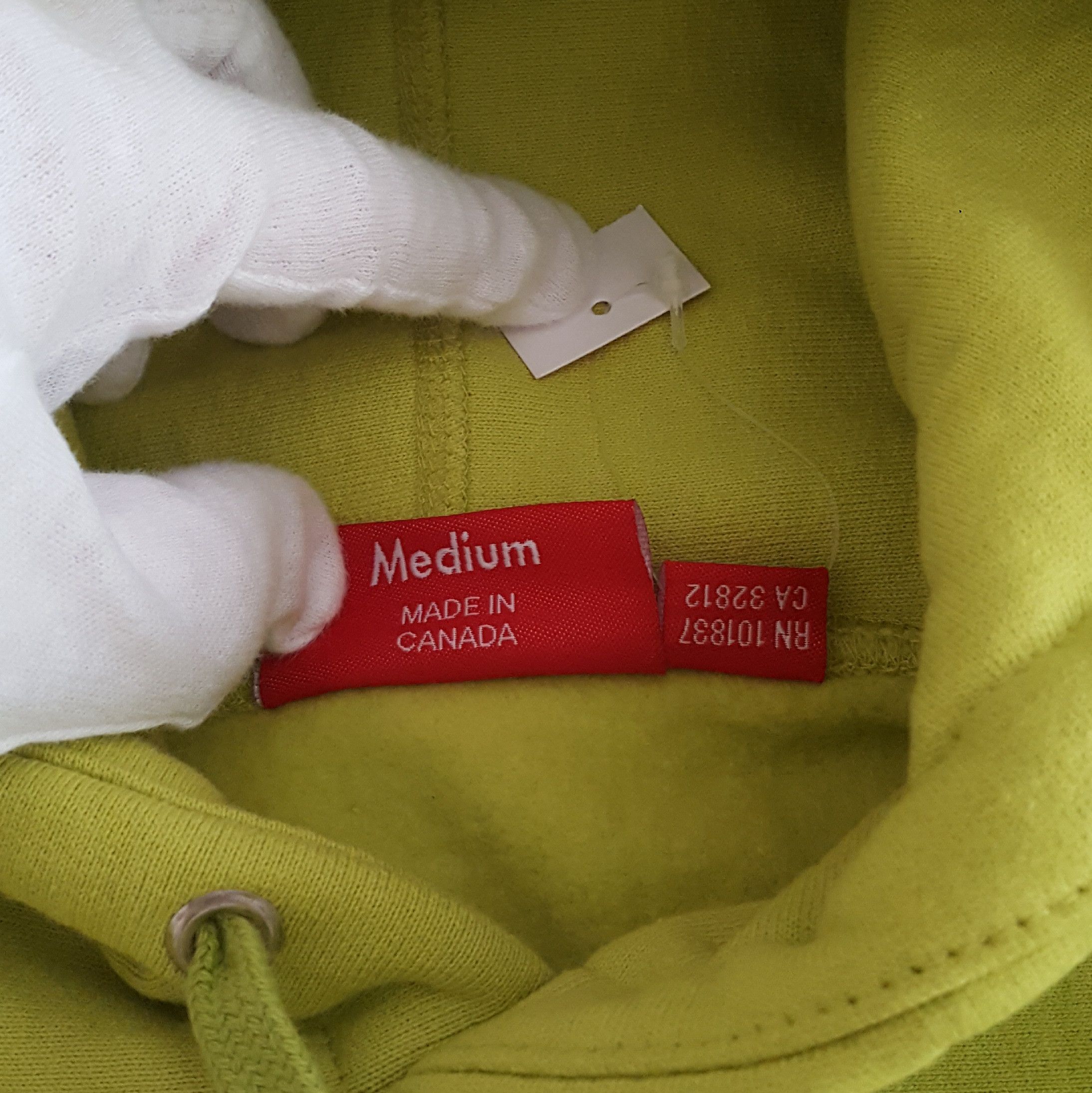 Supreme FW12 Acid Green Box Logo Hoodie Size US M / EU 48-50 / 2 - 6 Thumbnail