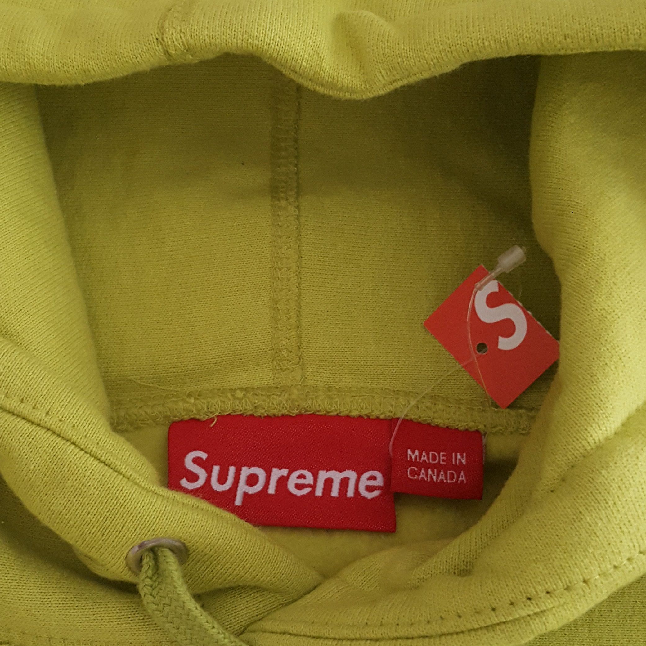 Supreme FW12 Acid Green Box Logo Hoodie Size US M / EU 48-50 / 2 - 5 Thumbnail