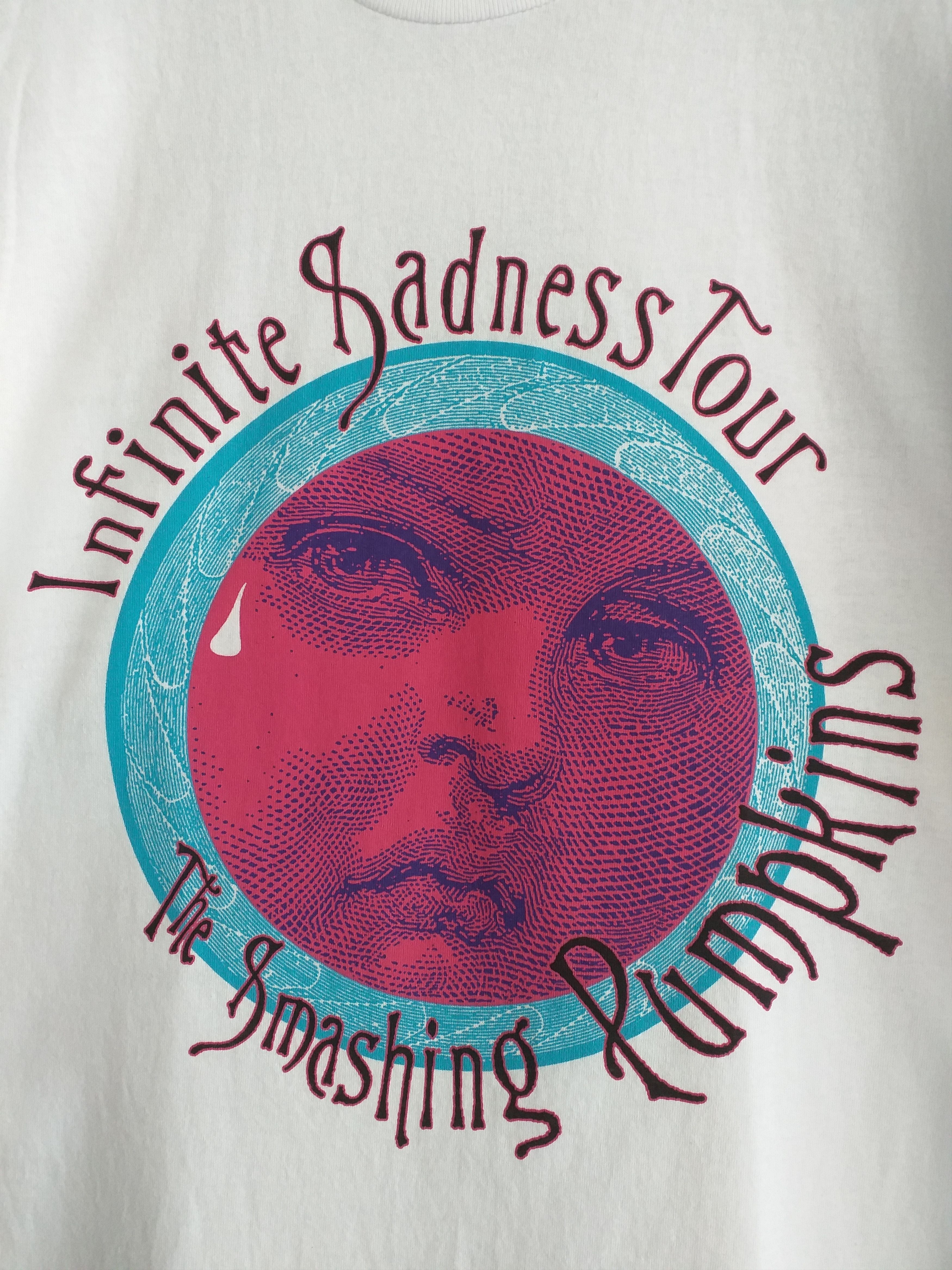 Band Tees The Smashing pumpkins Infinite Sadness Tour Reprint T Shirt Size US L / EU 52-54 / 3 - 4 Thumbnail