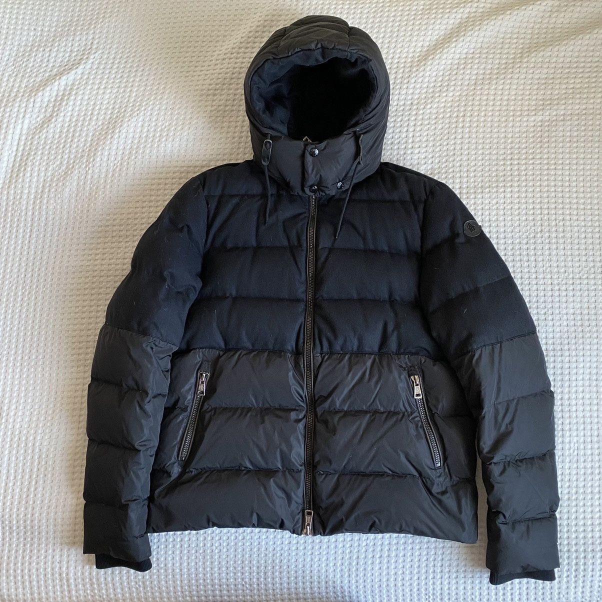 Moncler Moncler Wool Nylon Quilted Down Jacket | Grailed