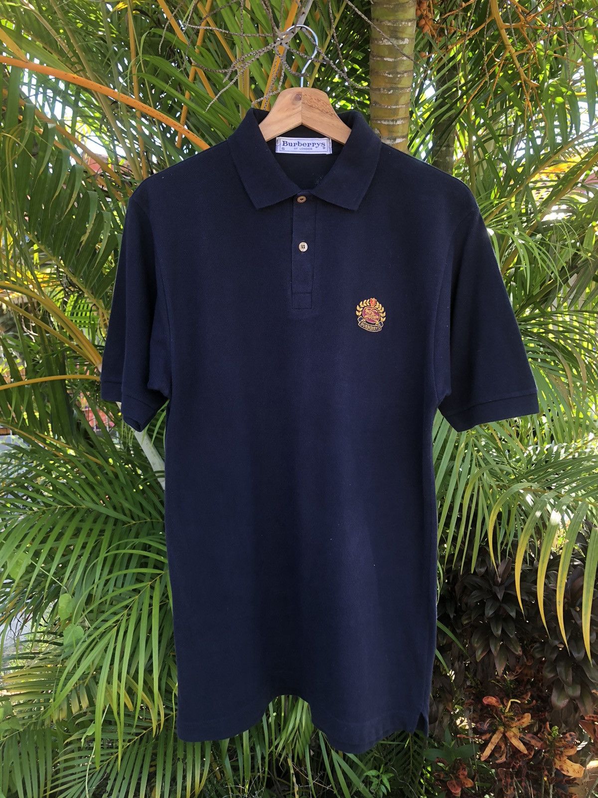 Burberry × Vintage Last Drop🔥Rare🔥Vintage‼️Burberrys Polo Shirt Size US S / EU 44-46 / 1 - 3 Thumbnail