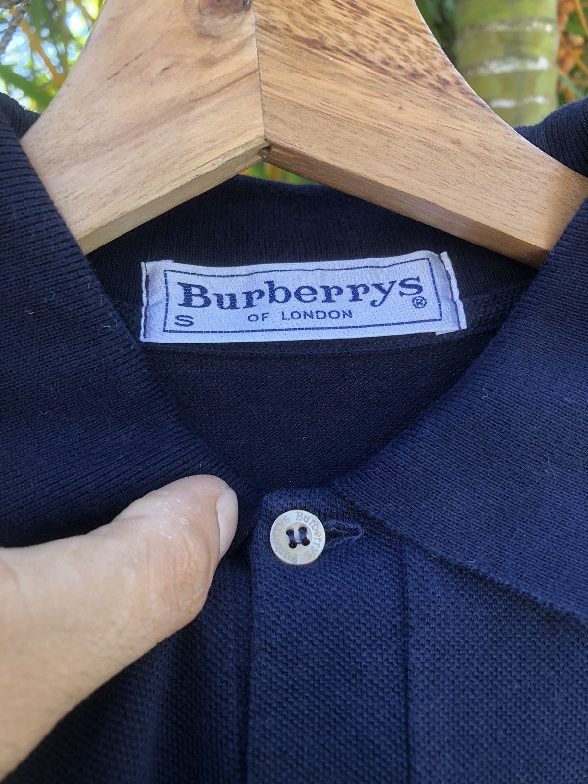 Burberry × Vintage Last Drop🔥Rare🔥Vintage‼️Burberrys Polo Shirt Size US S / EU 44-46 / 1 - 6 Thumbnail