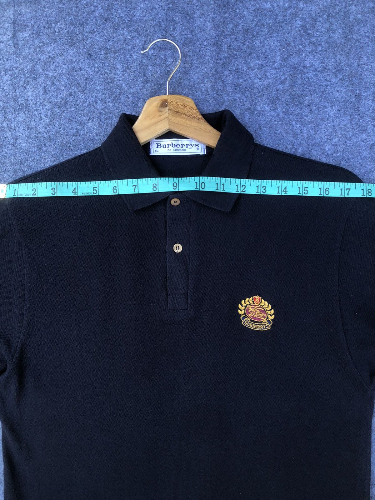 Burberry × Vintage Last Drop🔥Rare🔥Vintage‼️Burberrys Polo Shirt Size US S / EU 44-46 / 1 - 10 Thumbnail