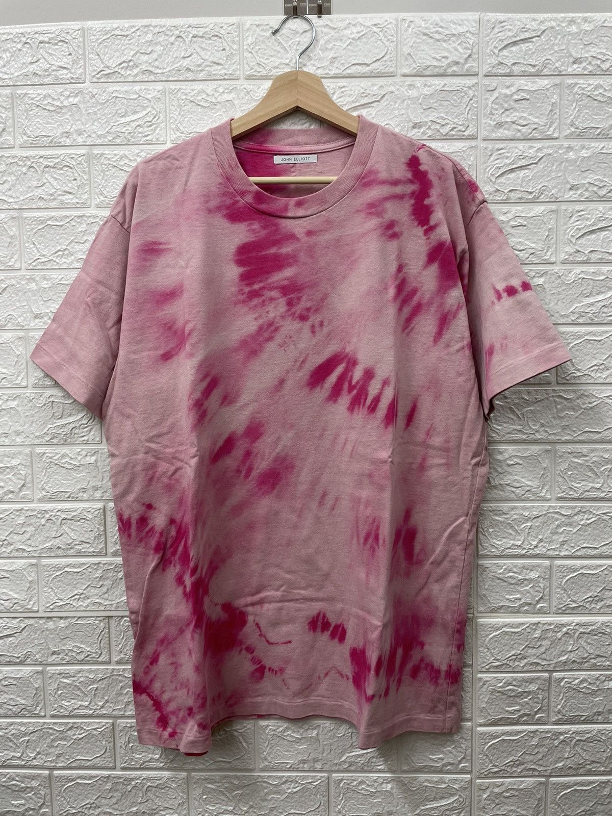 John Elliott Purple Tie-Dye University Tee