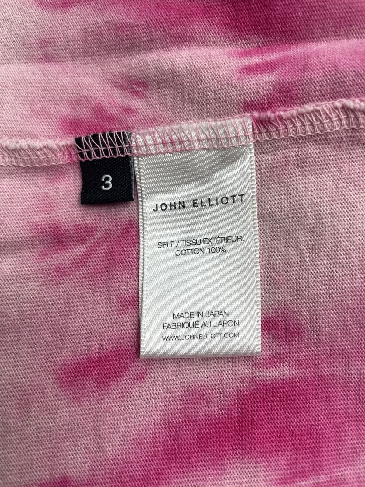 John Elliott Purple Tie-Dye University Tee