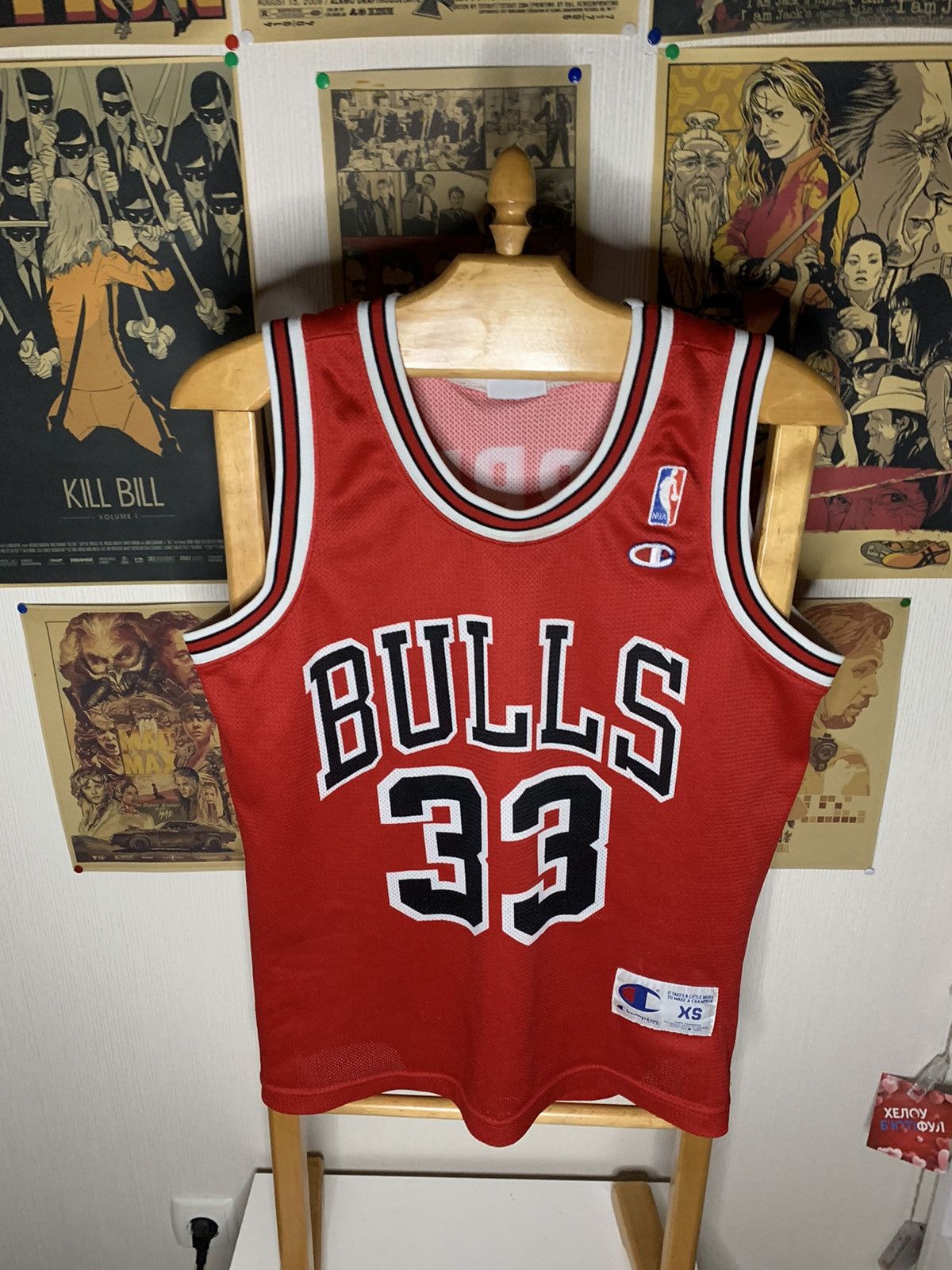 VTG 90’s Chicago Bulls NBA Scottie Pippen champion jersey