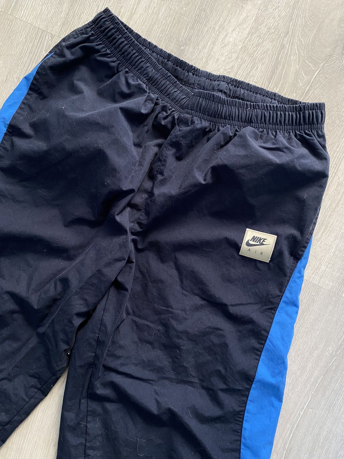 Nike Nike AIR vintage navy track pants small swoosh 2000s Size US 30 / EU 46 - 2 Thumbnail