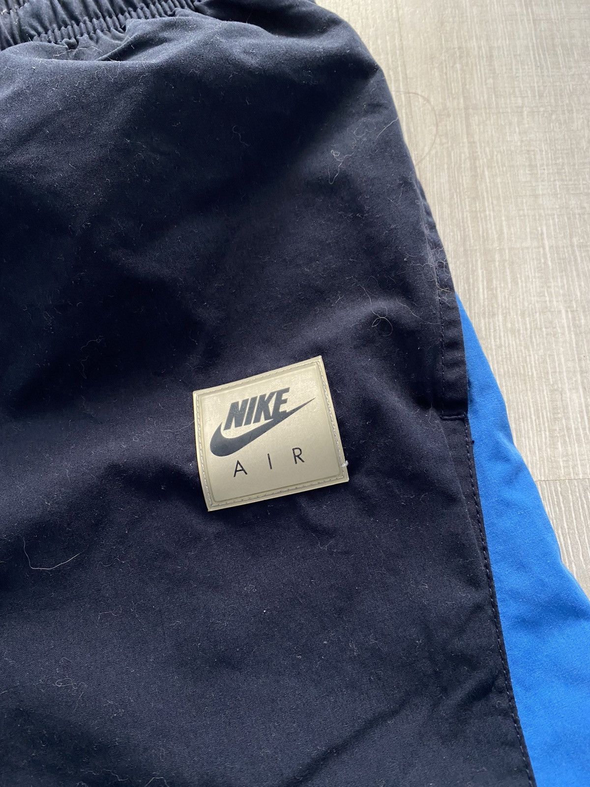 Nike Nike AIR vintage navy track pants small swoosh 2000s Size US 30 / EU 46 - 3 Thumbnail