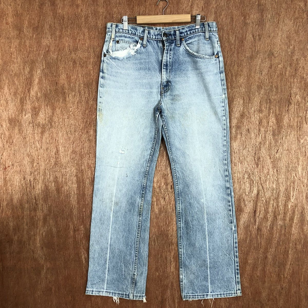 Vintage Levi's Orange Tab Light Wash Faded Jeans Trousers