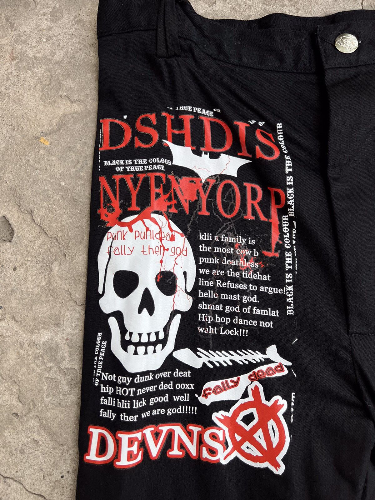 Japanese Brand Punk Anarchy Seditionaries Style Pants bondage Size US 29 - 7 Thumbnail