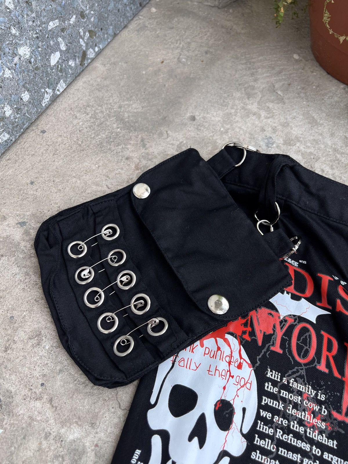 Japanese Brand Punk Anarchy Seditionaries Style Pants bondage Size US 29 - 8 Thumbnail