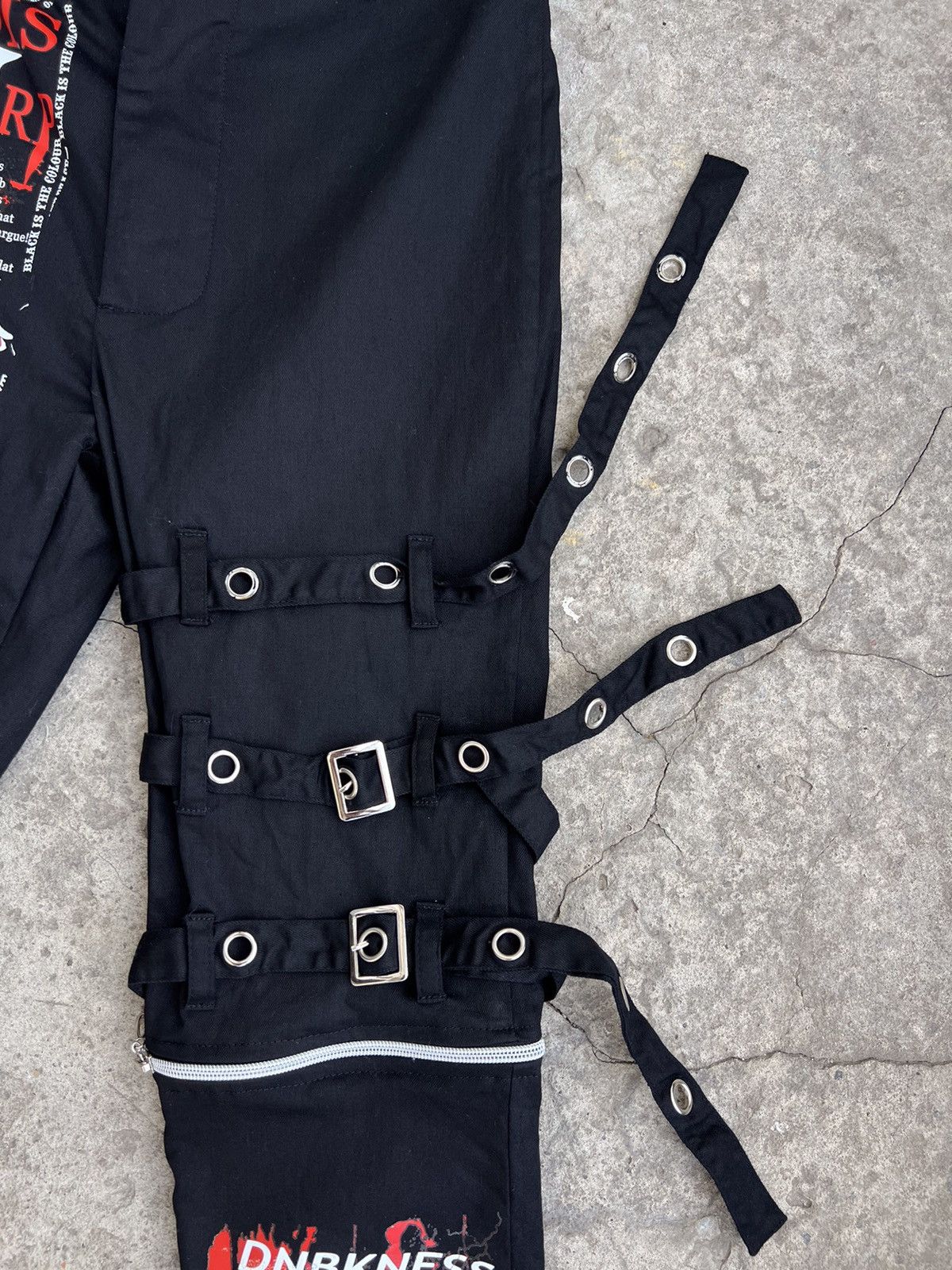 Japanese Brand Punk Anarchy Seditionaries Style Pants bondage Size US 29 - 5 Thumbnail