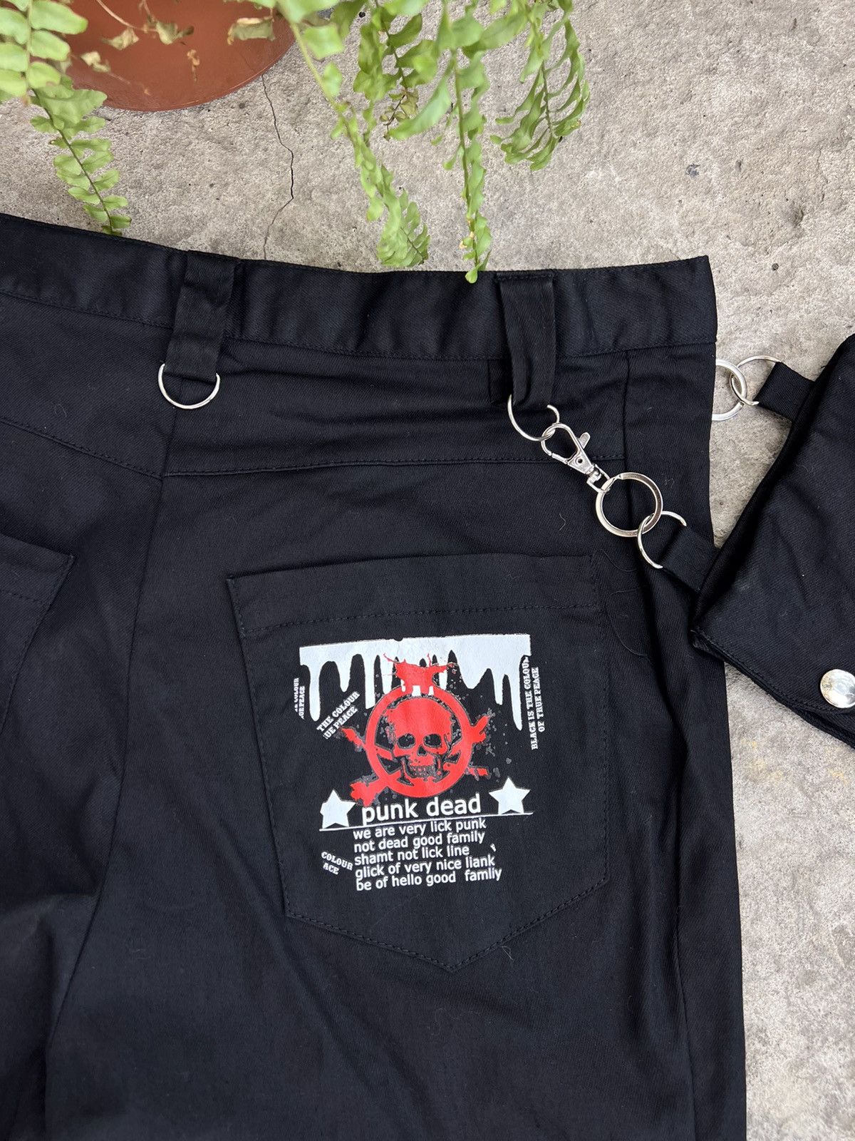 Japanese Brand Punk Anarchy Seditionaries Style Pants bondage Size US 29 - 15 Thumbnail