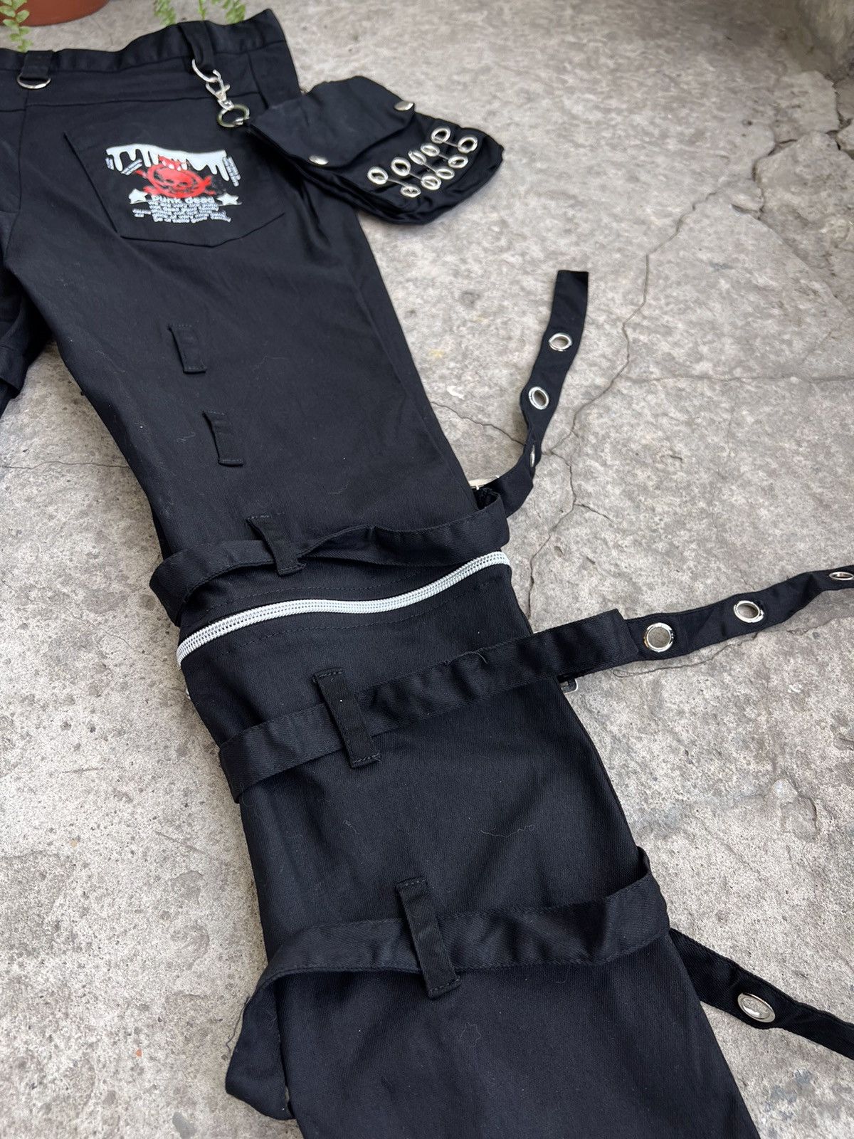 Japanese Brand Punk Anarchy Seditionaries Style Pants bondage Size US 29 - 14 Thumbnail