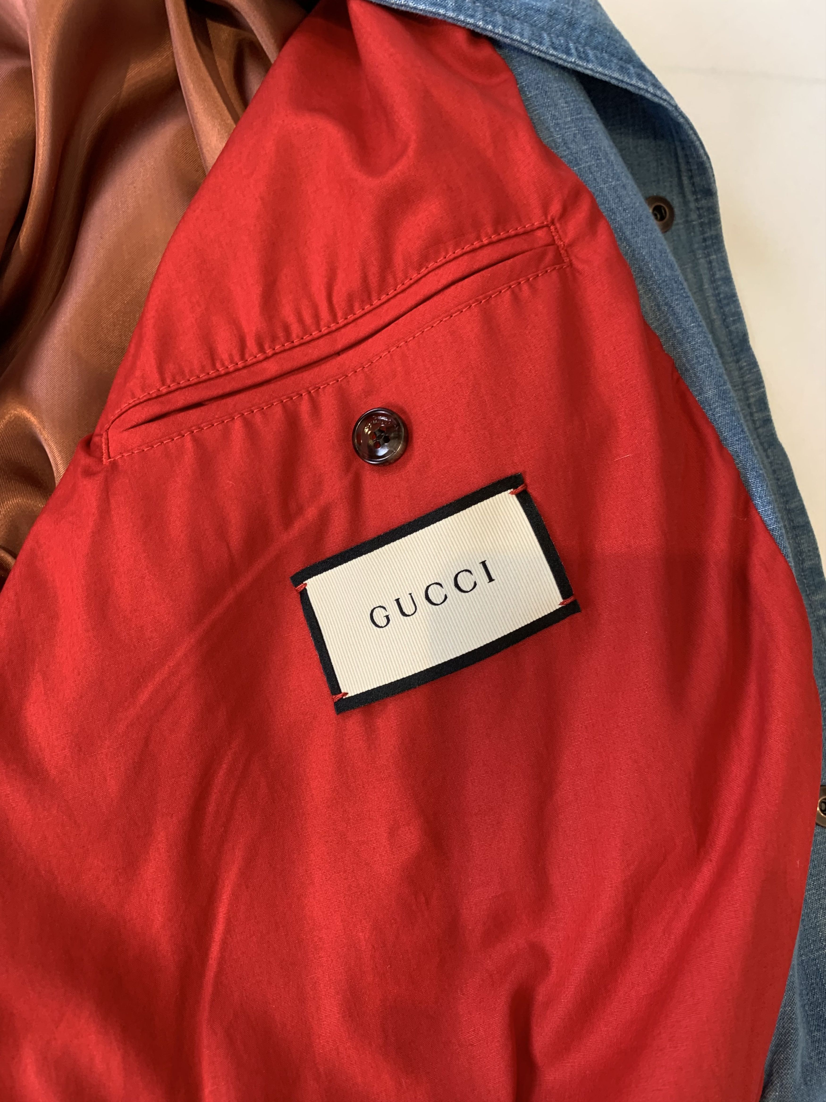 Gucci Gucci Privilegium Perpetuum Chambray Bomber Size US M / EU 48-50 / 2 - 8 Thumbnail