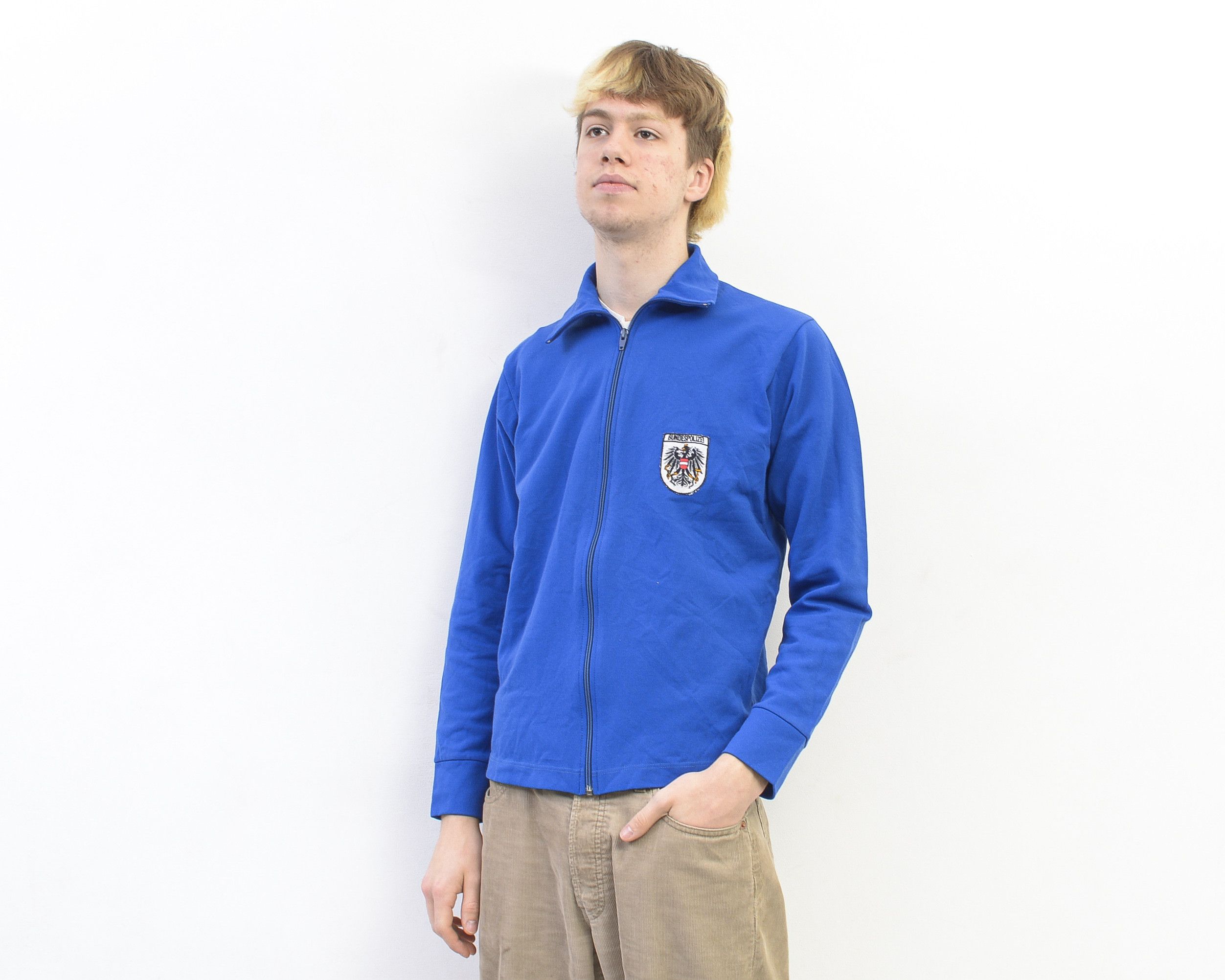 Vintage Austria Police 70's Bundespolizei M Tracksuit Jacket Top Size US M / EU 48-50 / 2 - 3 Thumbnail