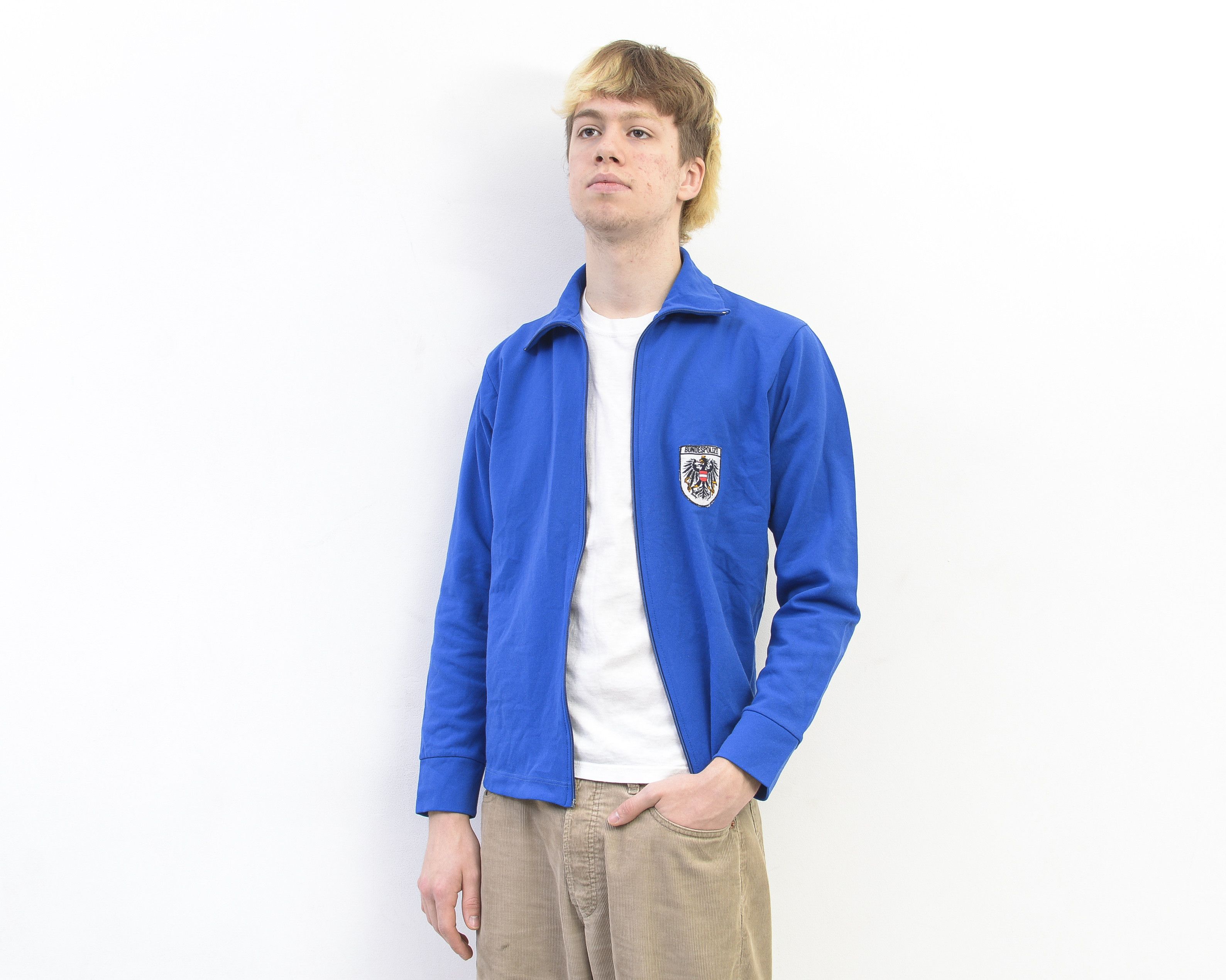 Vintage Austria Police 70's Bundespolizei M Tracksuit Jacket Top Size US M / EU 48-50 / 2 - 2 Thumbnail