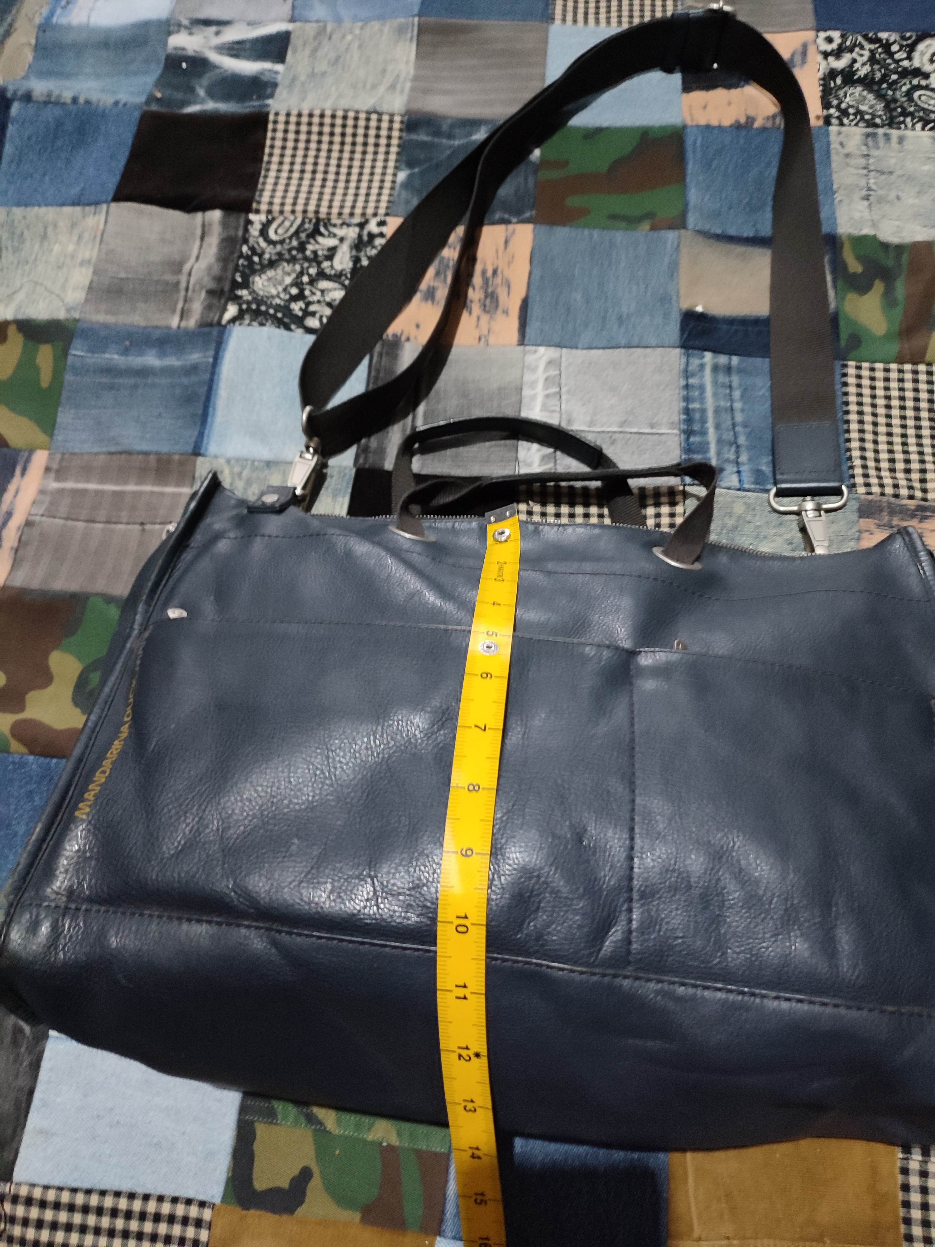Leather × Mandarina Duck Mandarina Duck navy Leather Bag Size ONE SIZE - 20 Thumbnail