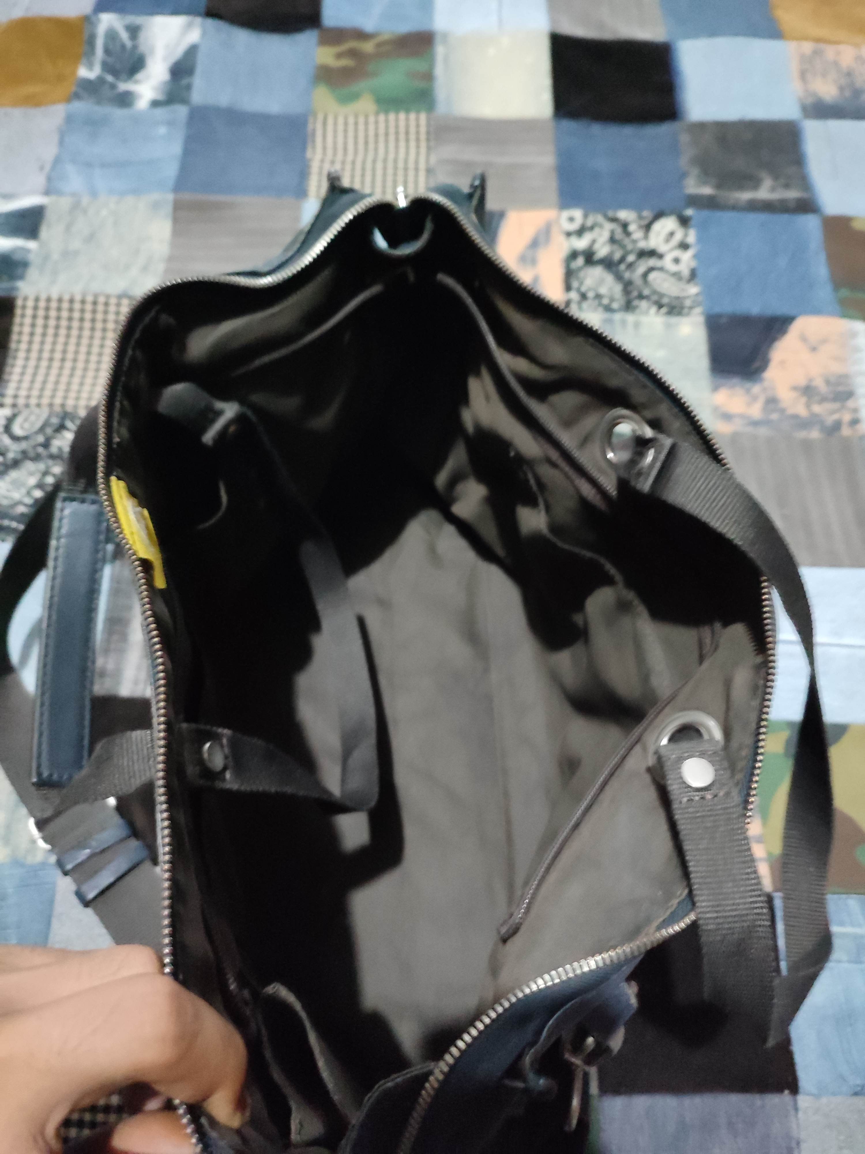 Leather × Mandarina Duck Mandarina Duck navy Leather Bag Size ONE SIZE - 14 Thumbnail