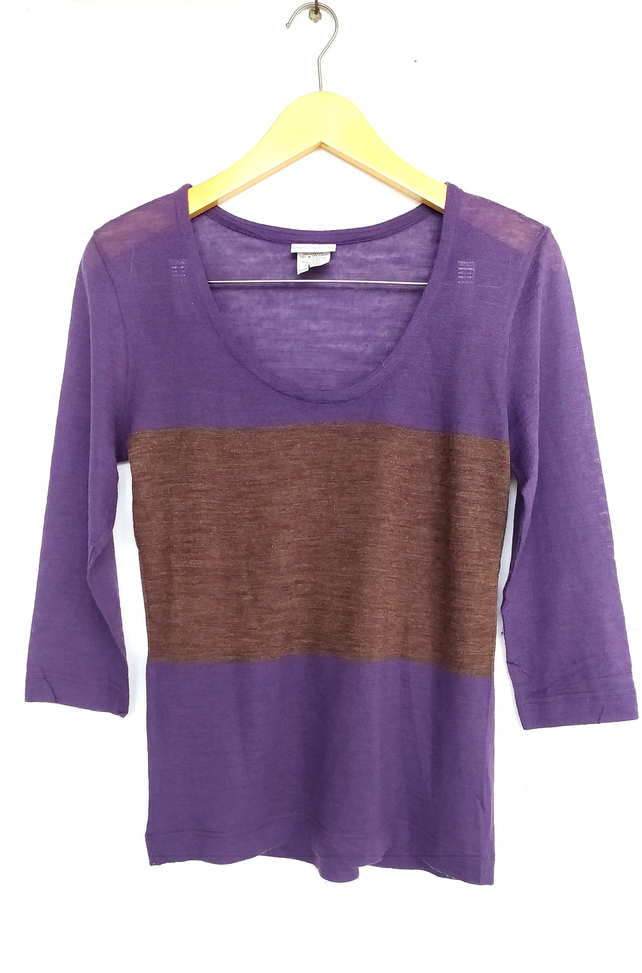 Dries Van Noten Rare 💥 Dries van noten woll arcylic longsleeve t shirt S Size S / US 4 / IT 40 - 1 Thumbnail