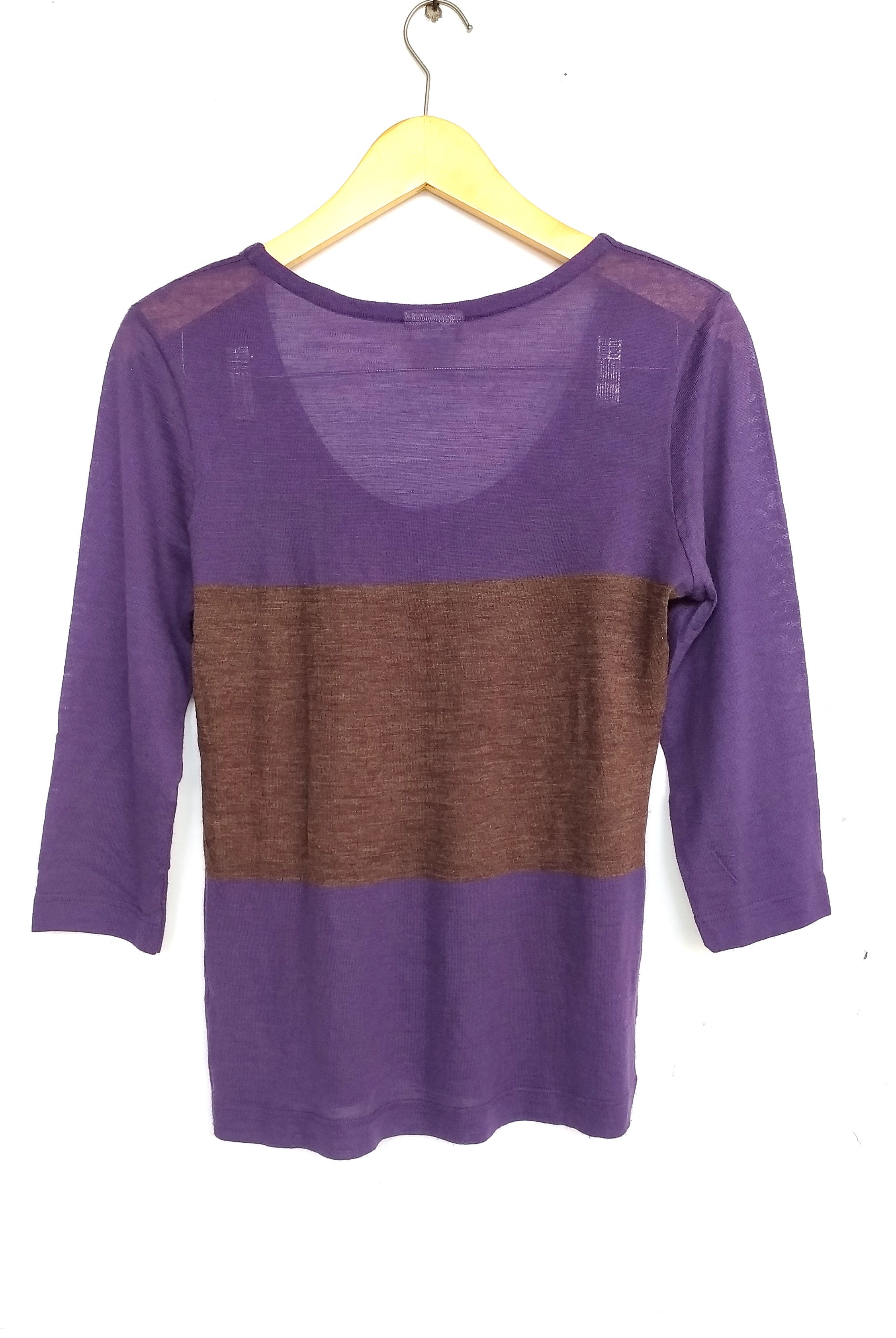 Dries Van Noten Rare 💥 Dries van noten woll arcylic longsleeve t shirt S Size S / US 4 / IT 40 - 2 Thumbnail