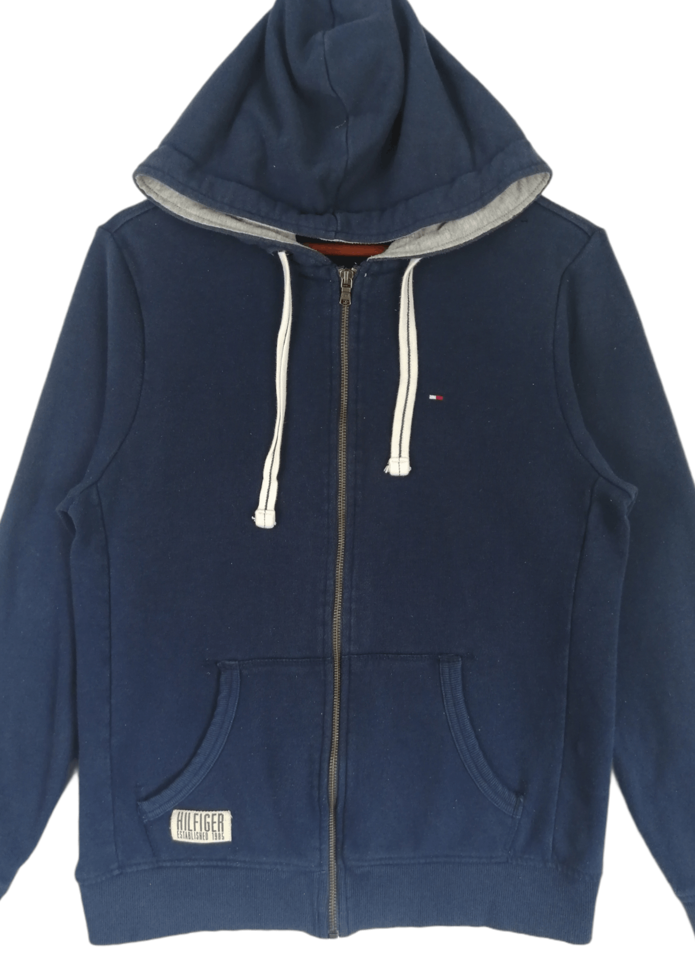 Tommy Hilfiger Vintage!! Tommy Hilfiger 1985 Full Zipper Hoodie Size US M / EU 48-50 / 2 - 7 Thumbnail