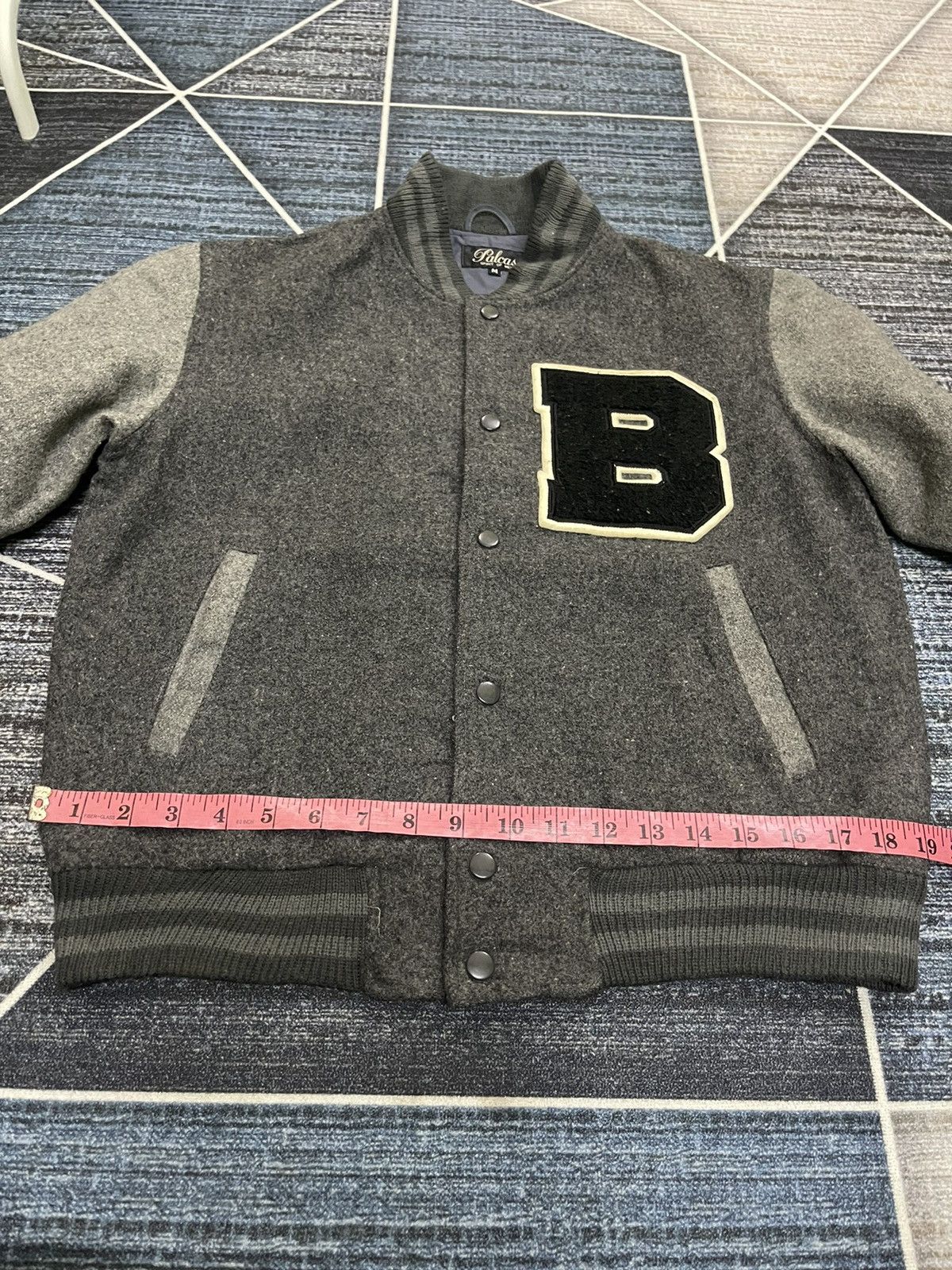 Japanese Brand × Vintage VINTAGE PALCAS SPIRIT OF MEN VARSITY JACKET Size US M / EU 48-50 / 2 - 9 Thumbnail