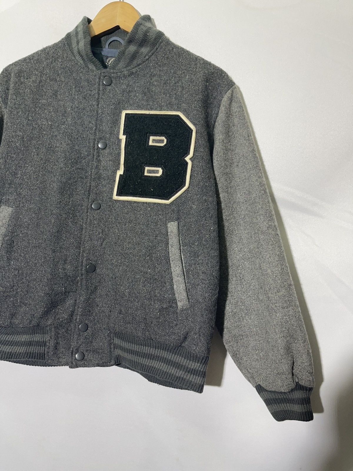 Japanese Brand × Vintage VINTAGE PALCAS SPIRIT OF MEN VARSITY JACKET Size US M / EU 48-50 / 2 - 3 Thumbnail