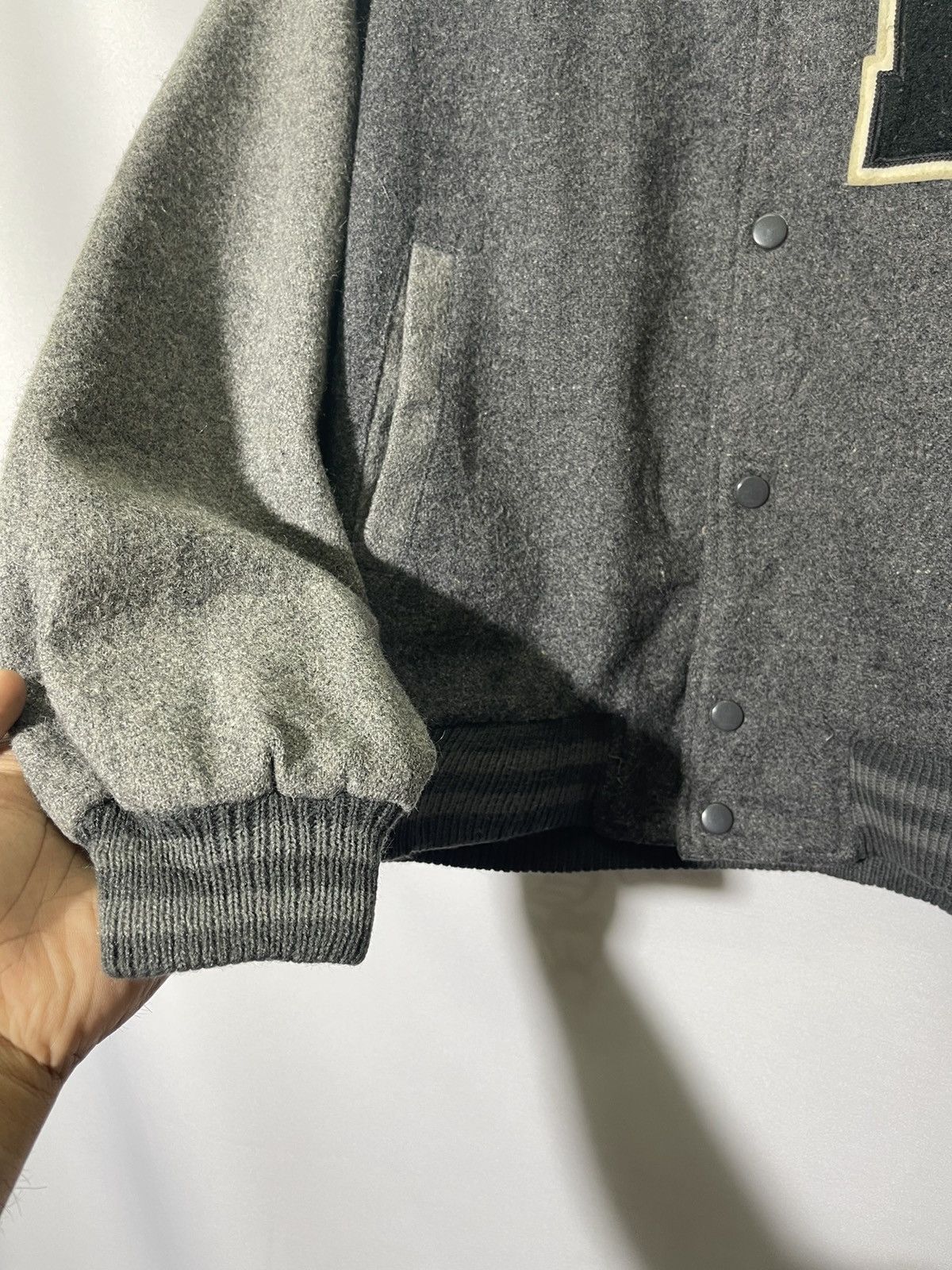 Japanese Brand × Vintage VINTAGE PALCAS SPIRIT OF MEN VARSITY JACKET Size US M / EU 48-50 / 2 - 6 Thumbnail