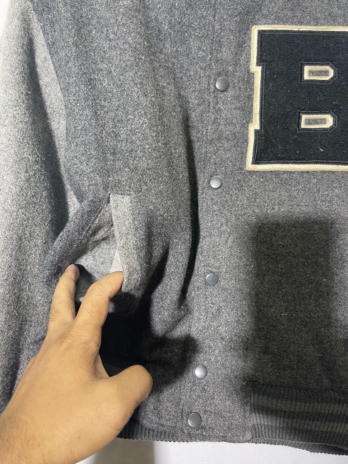 Japanese Brand × Vintage VINTAGE PALCAS SPIRIT OF MEN VARSITY JACKET Size US M / EU 48-50 / 2 - 5 Thumbnail