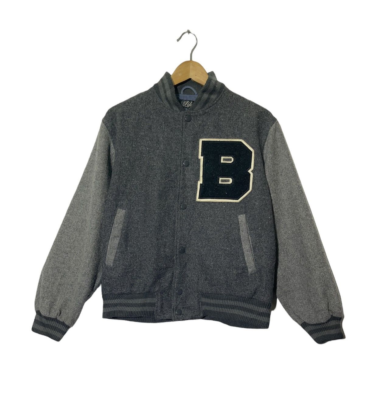 Japanese Brand × Vintage VINTAGE PALCAS SPIRIT OF MEN VARSITY JACKET Size US M / EU 48-50 / 2 - 1 Thumbnail