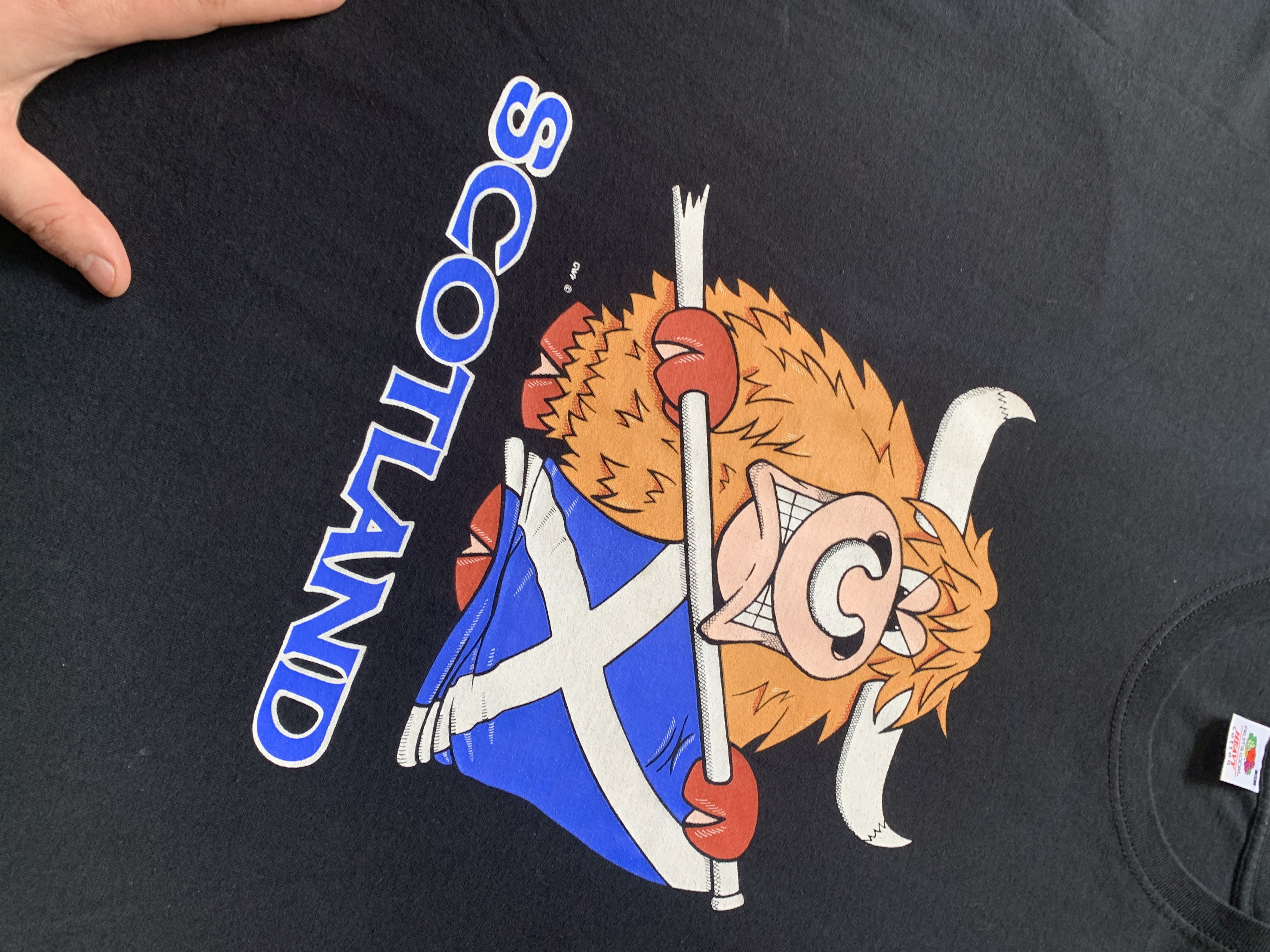 Fruit Of The Loom Scotland Vintage T-Shirt Size US XL / EU 56 / 4 - 2 Thumbnail