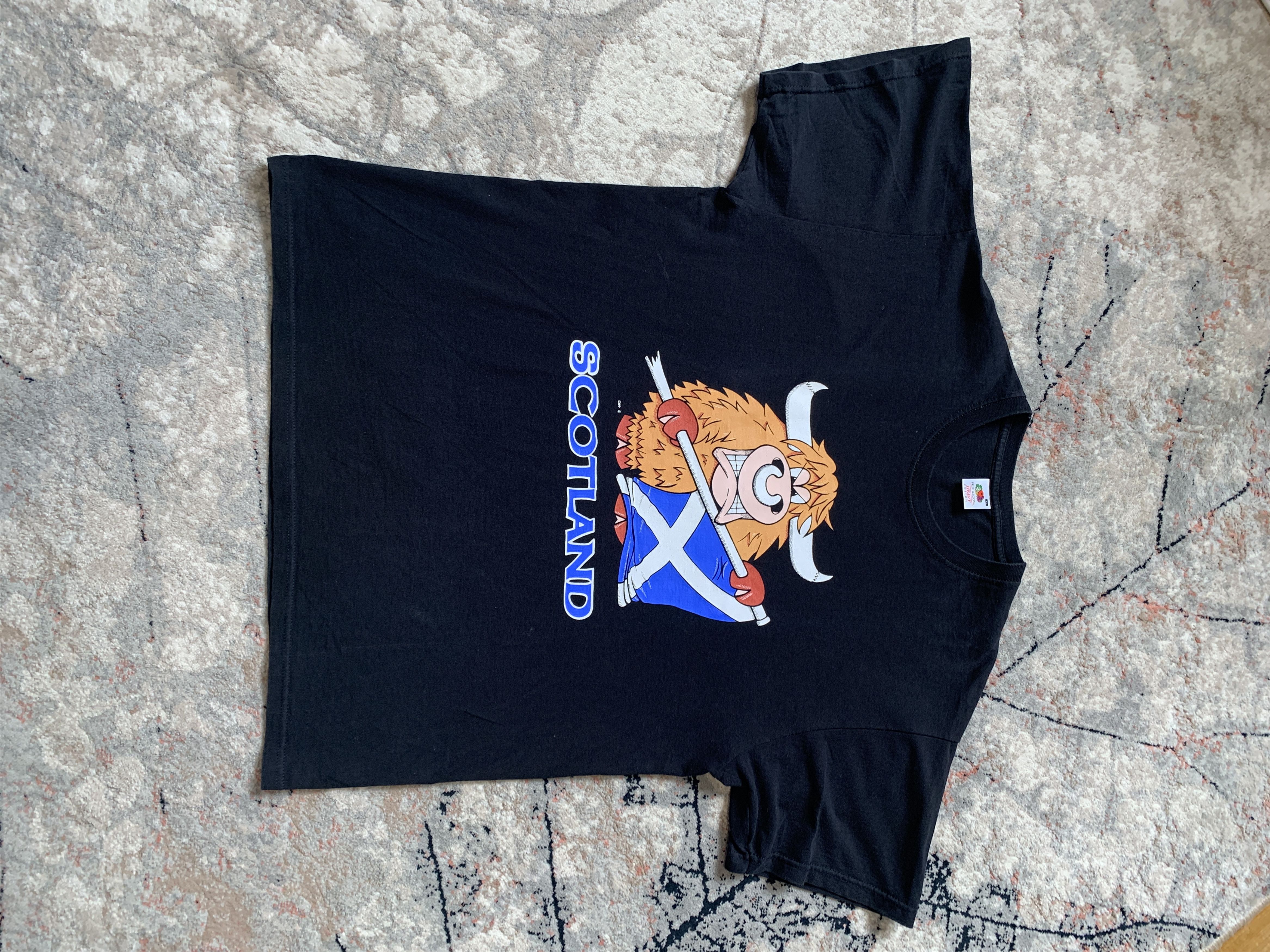 Fruit Of The Loom Scotland Vintage T-Shirt Size US XL / EU 56 / 4 - 6 Thumbnail