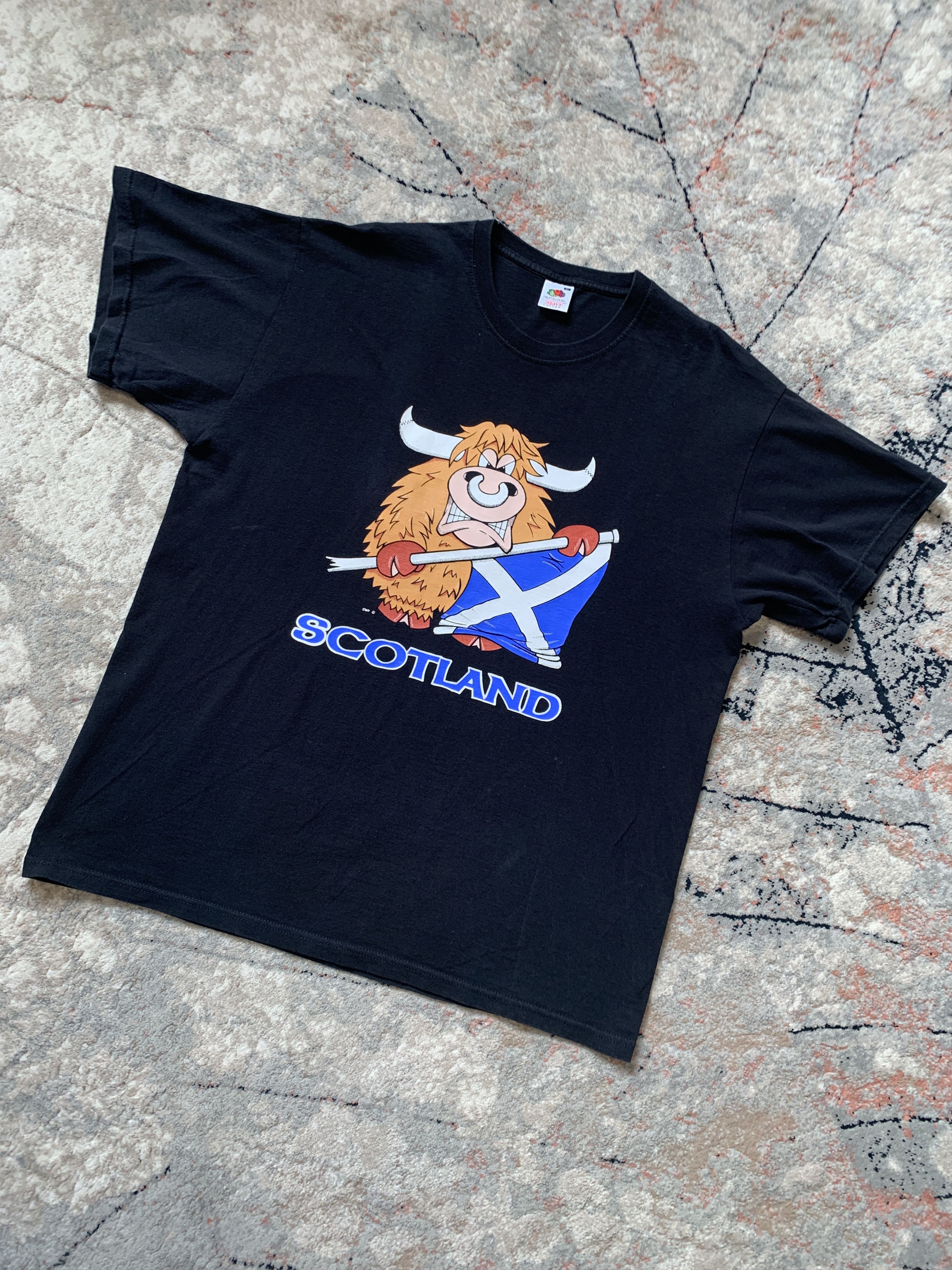 Fruit Of The Loom Scotland Vintage T-Shirt Size US XL / EU 56 / 4 - 1 Thumbnail